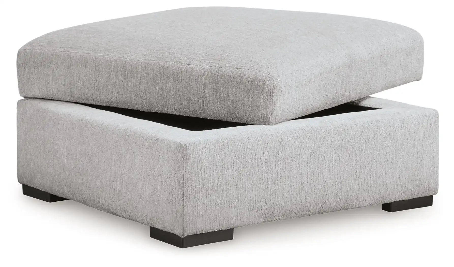 Gabyleigh - Ottoman With Storage - Nickel - Best Buy Furniture