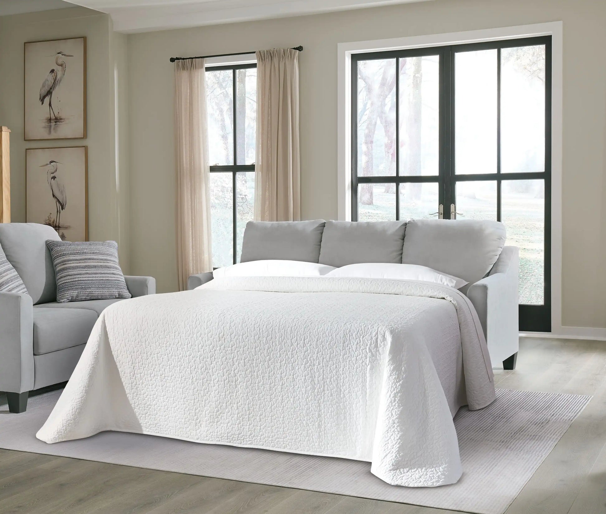 Adlai - Queen Sofa Sleeper - Shadow - Best Buy Furniture