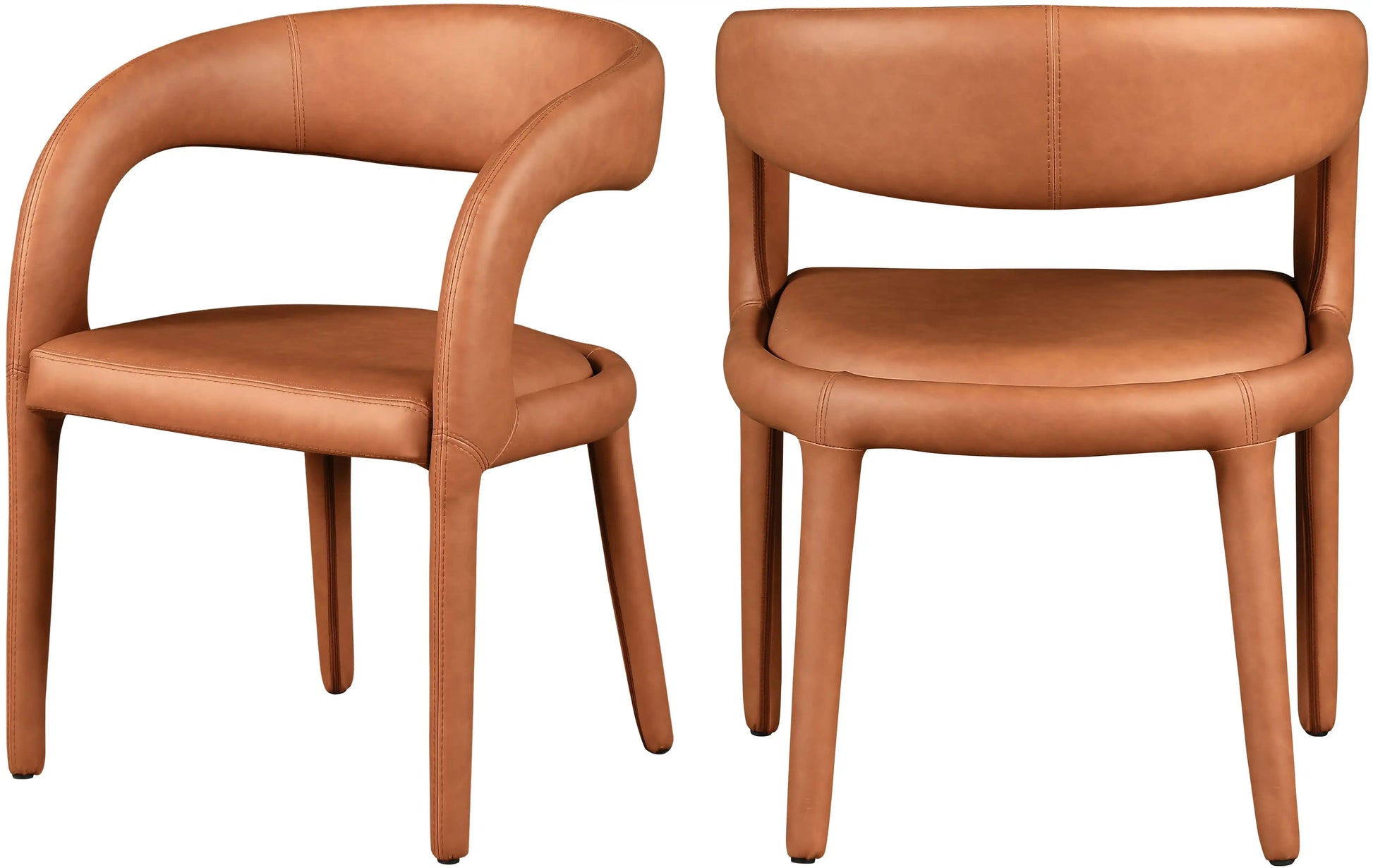 Sylvester - Dining Chair - Cognac - Best Buy Furniture