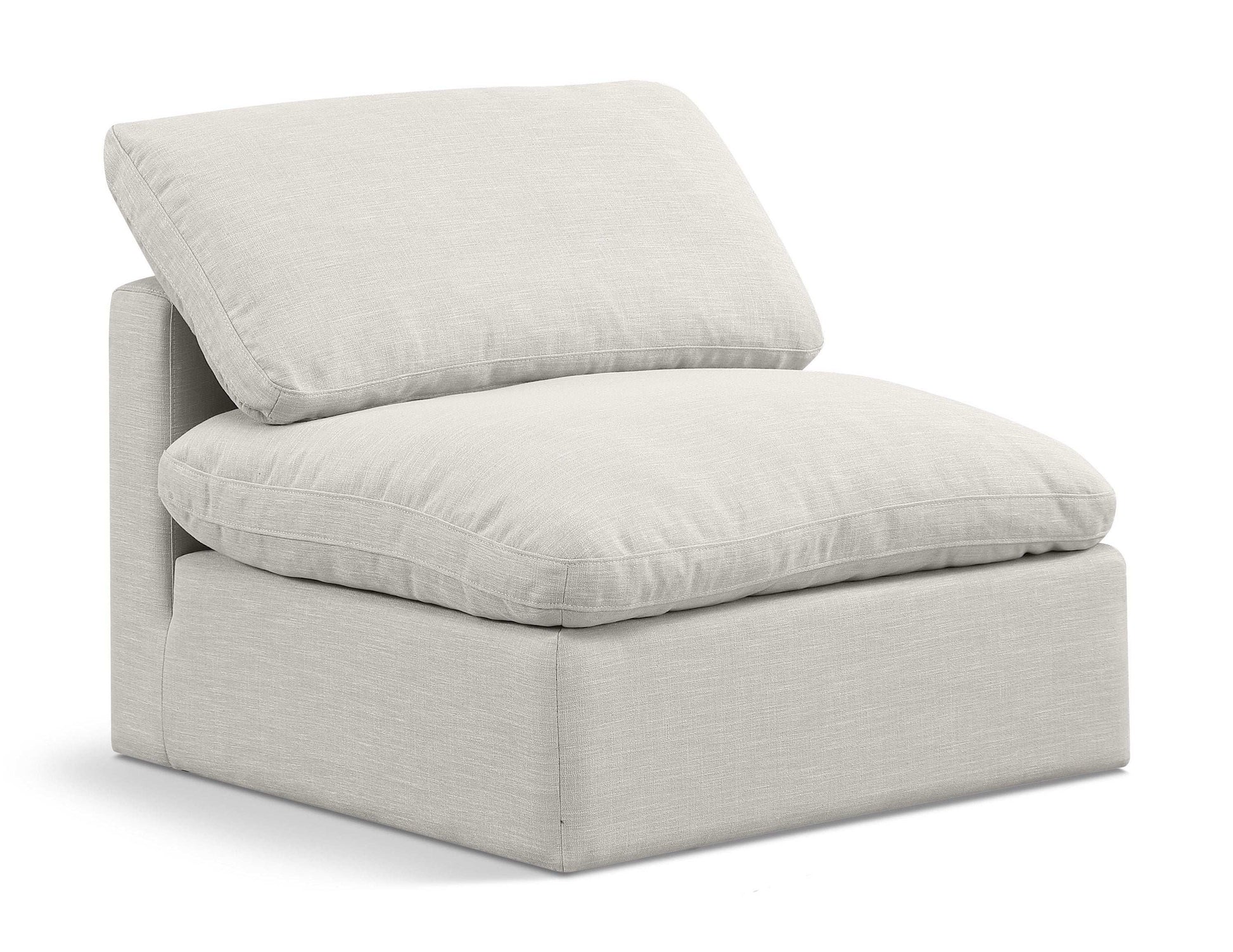Indulge - Linen Armless Chair - Best Buy Furniture