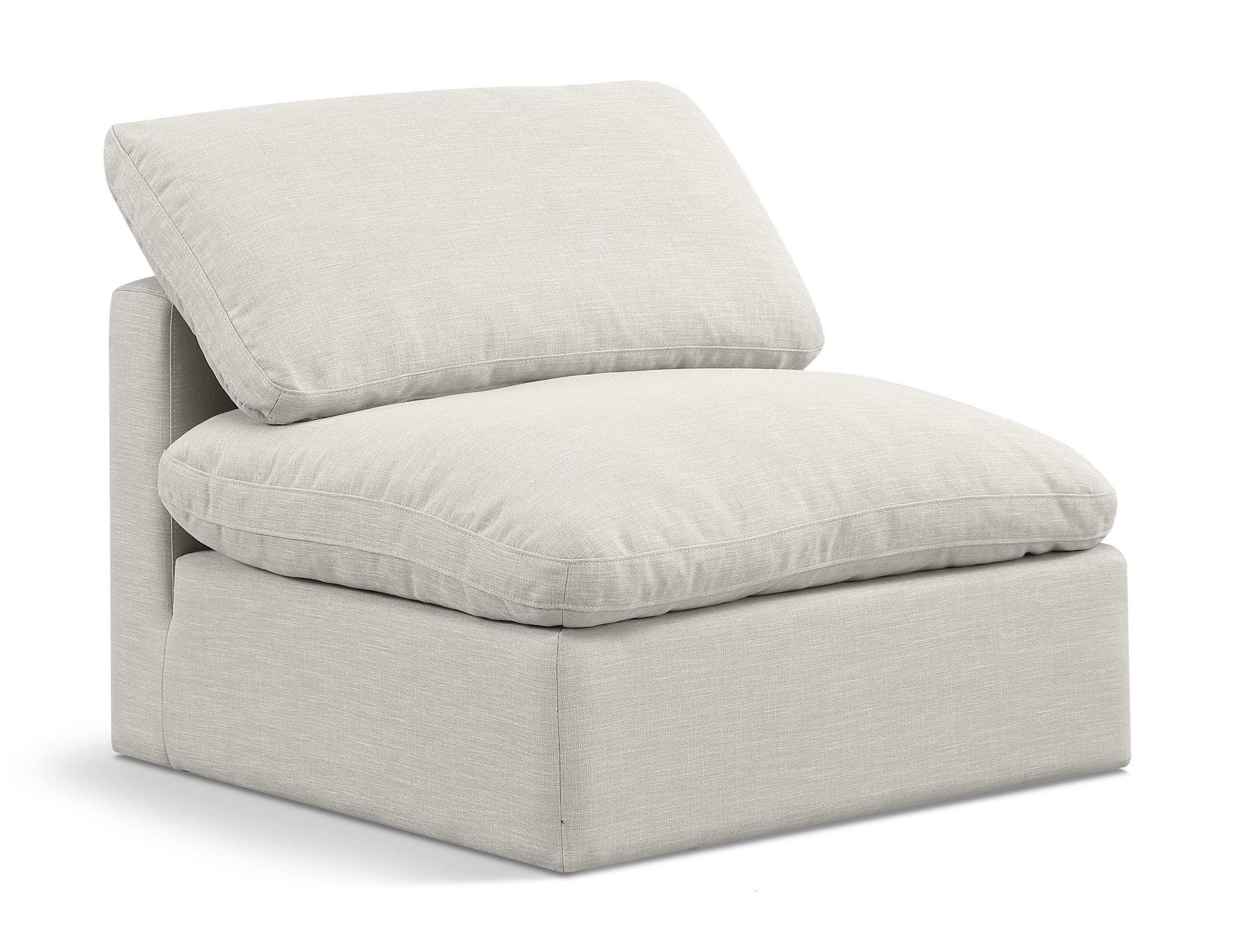 Indulge - Linen Armless Chair - Best Buy Furniture