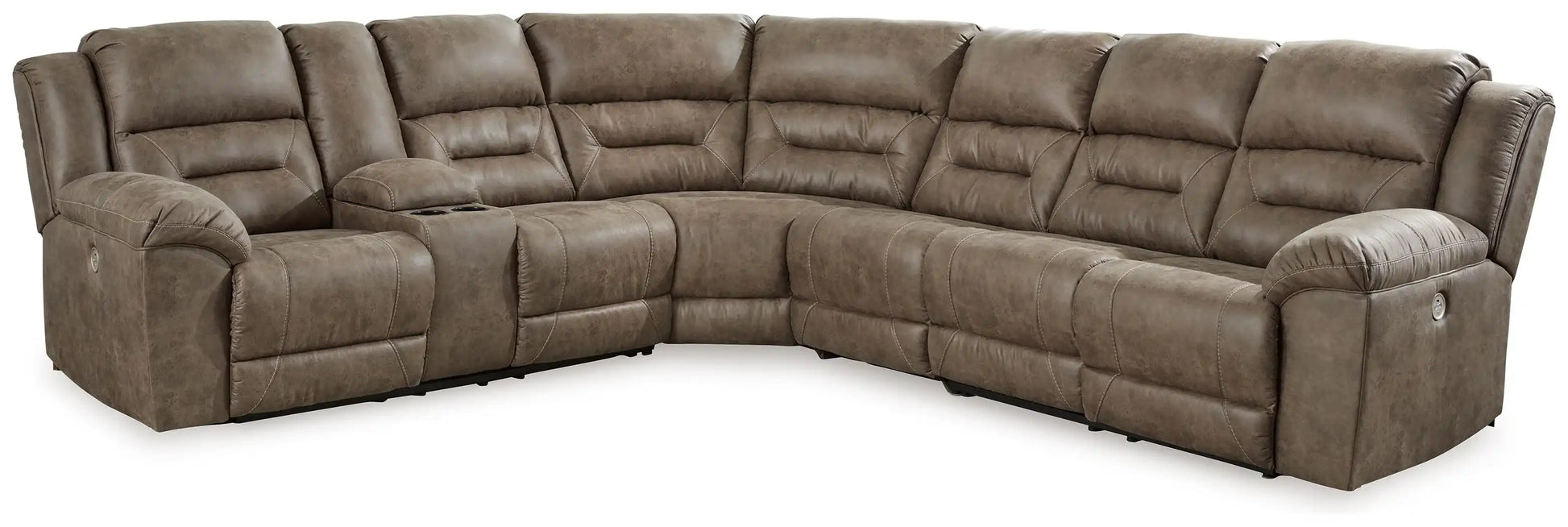 Ravenel - Power Reclining Sectional - Best Buy Furniture