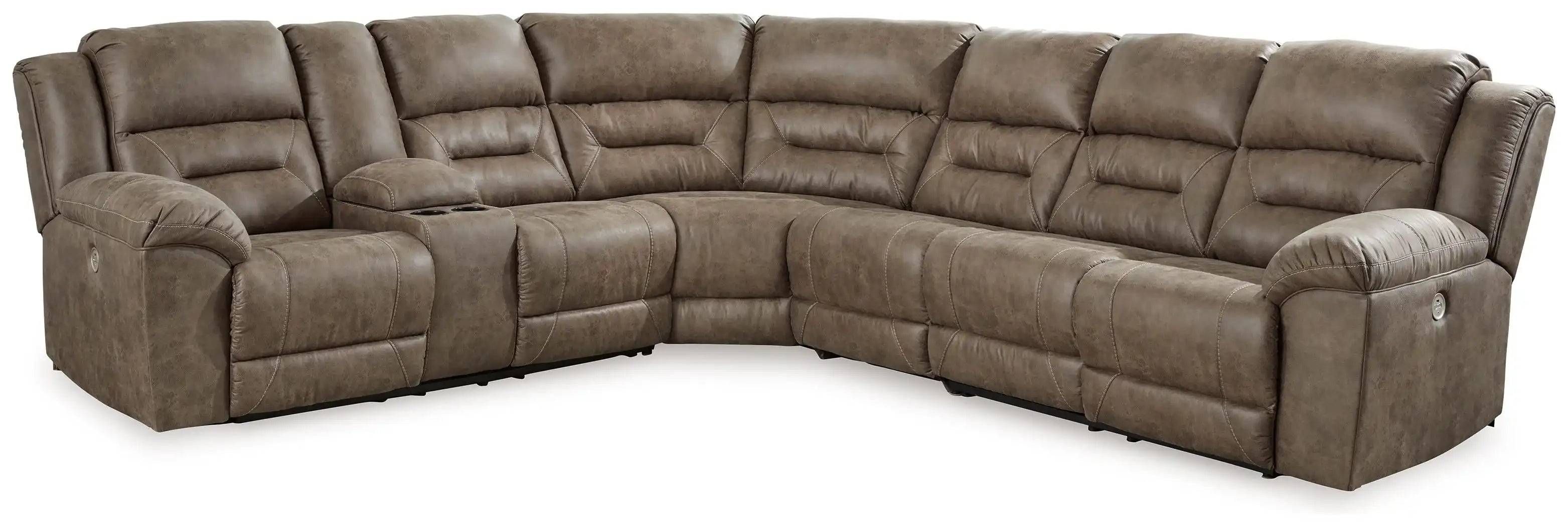 Ravenel - Power Reclining Sectional - Best Buy Furniture