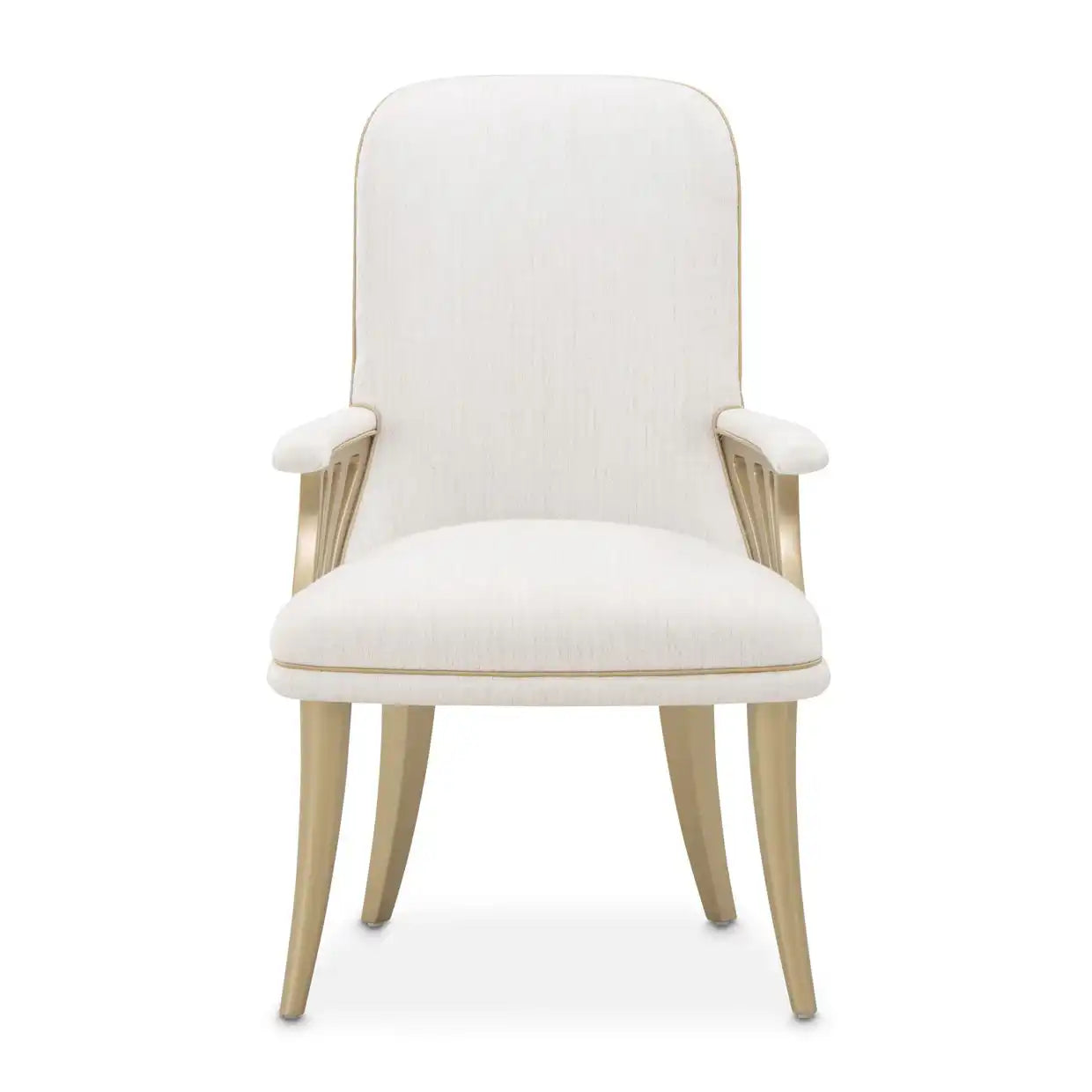 La Terrazza - Dining Arm Chair (Set of 2) - Creamy Pearl - Best Buy Furniture