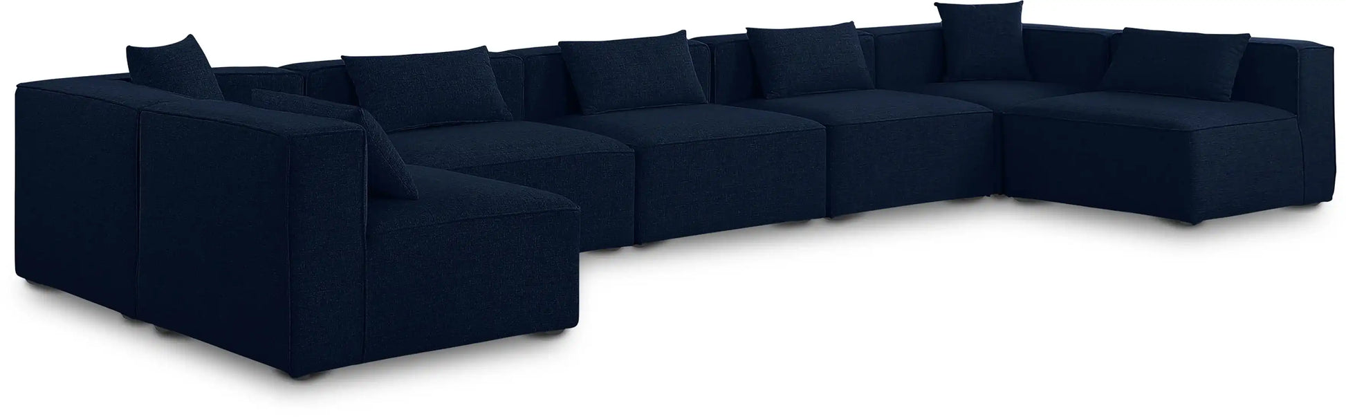 Cube - Linen 7 Piece Modular U-Shaped Sectional - Best Buy Furniture