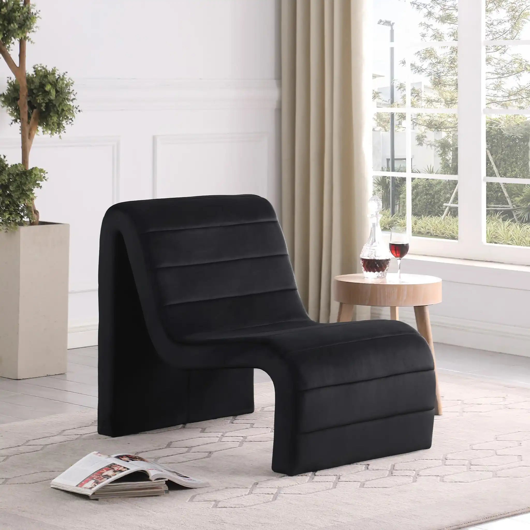 Ivy - Velvet Accent Chair