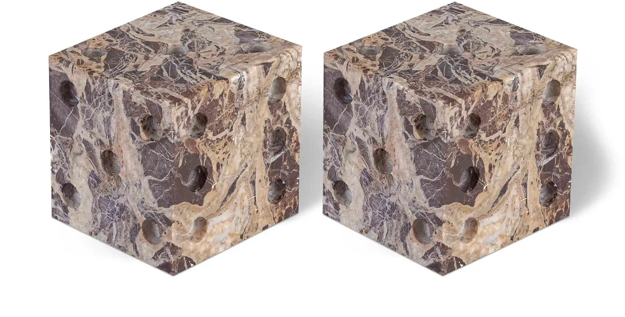 Dice - Marble Decorative - Best Buy Furniture