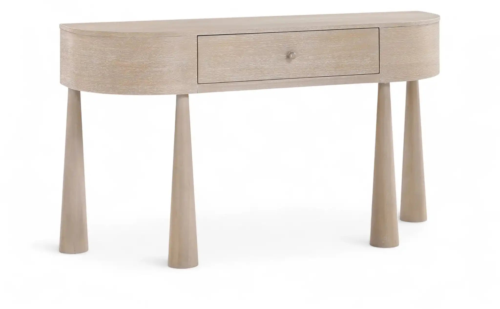 Oasis - Acacia Veneer And Solid Wood Console Table - Best Buy Furniture