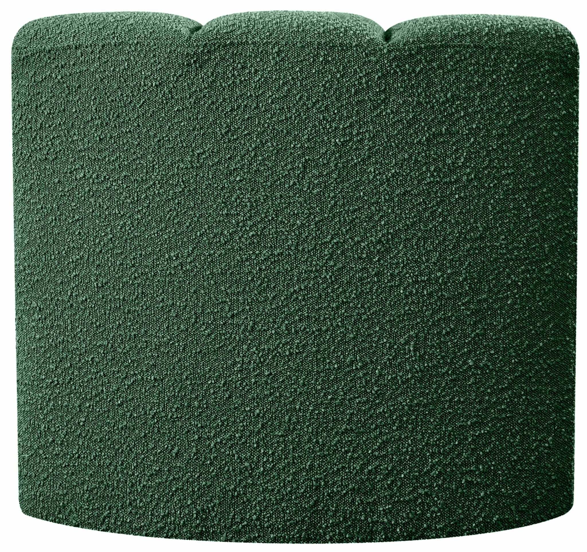 Arc - Boucle Fabric Curved Corner Chair