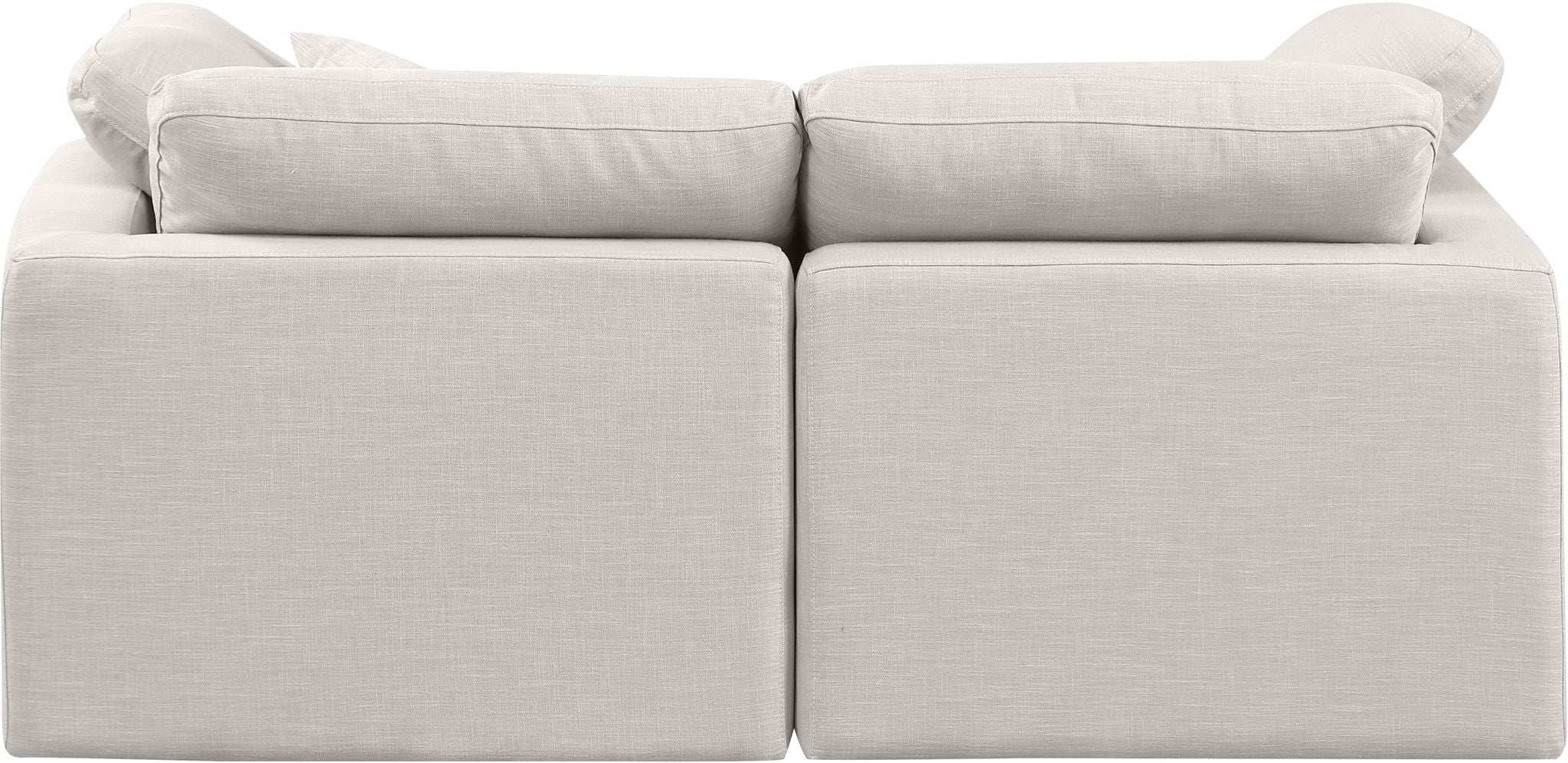 Indulge - Linen 2 Seat Modular Sofa