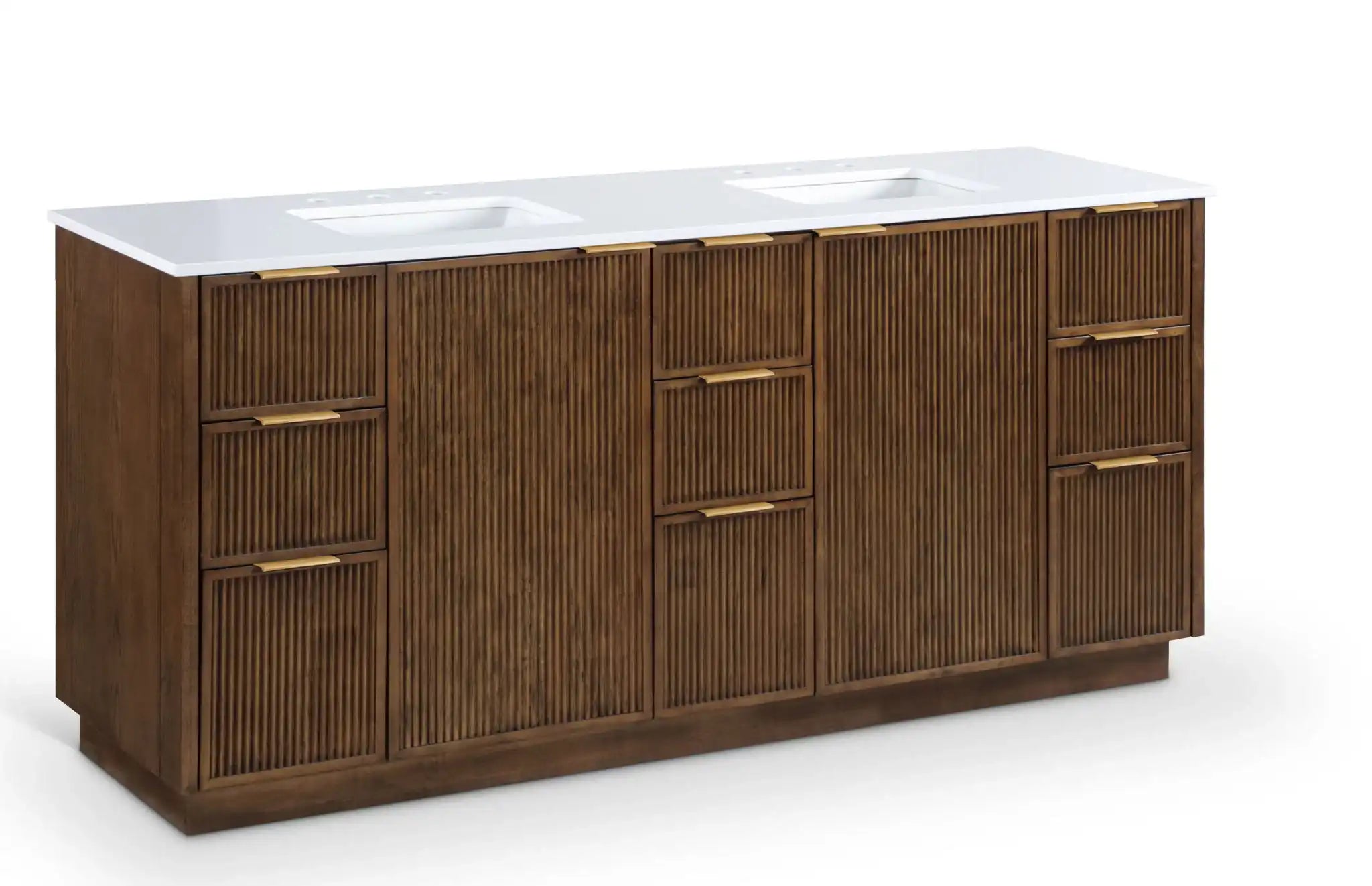 Willard - Engineered Stone And Solid Wood Bathroom Vanity