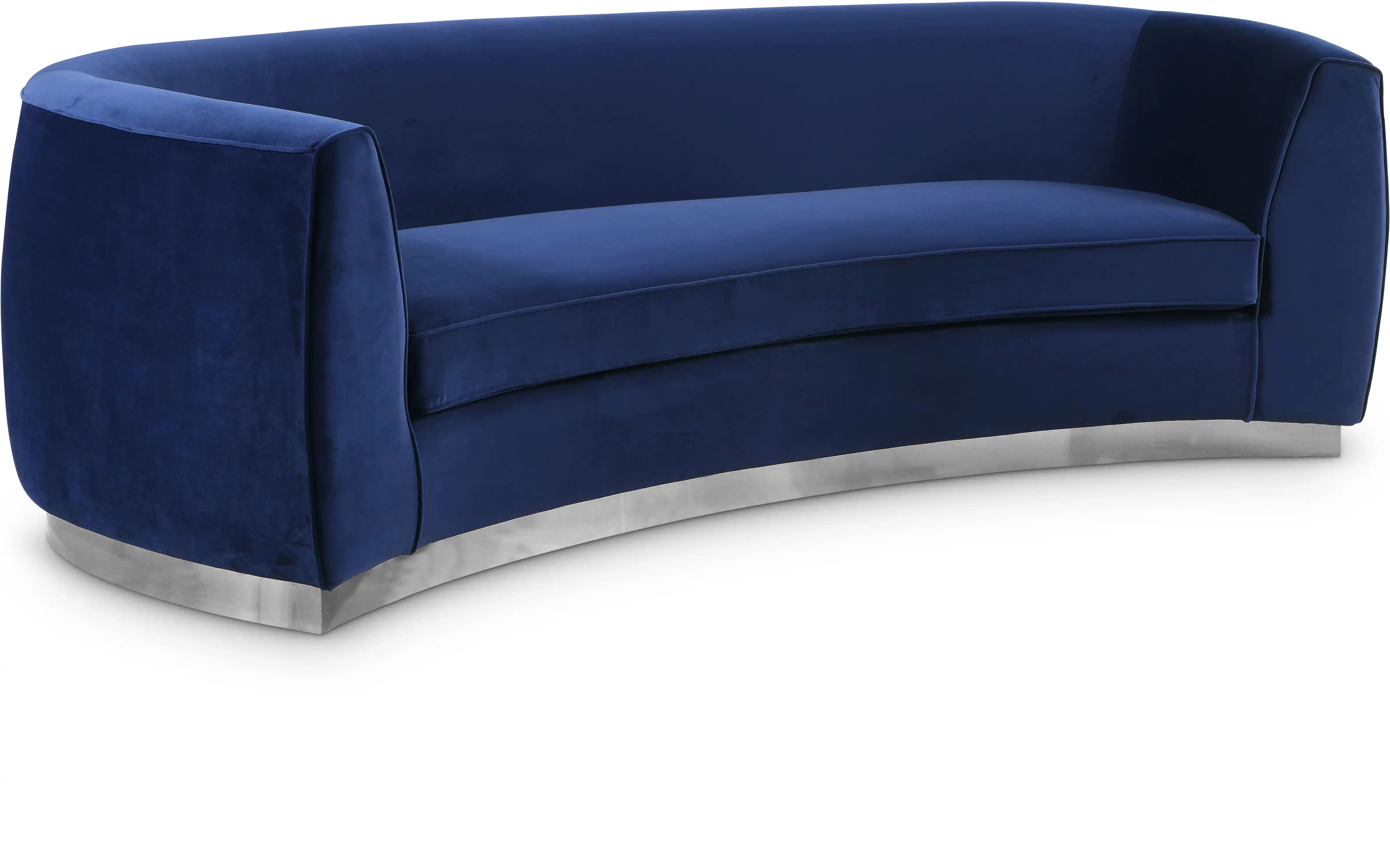 Julian - Sofa with Chrome Base - Best Buy Furniture