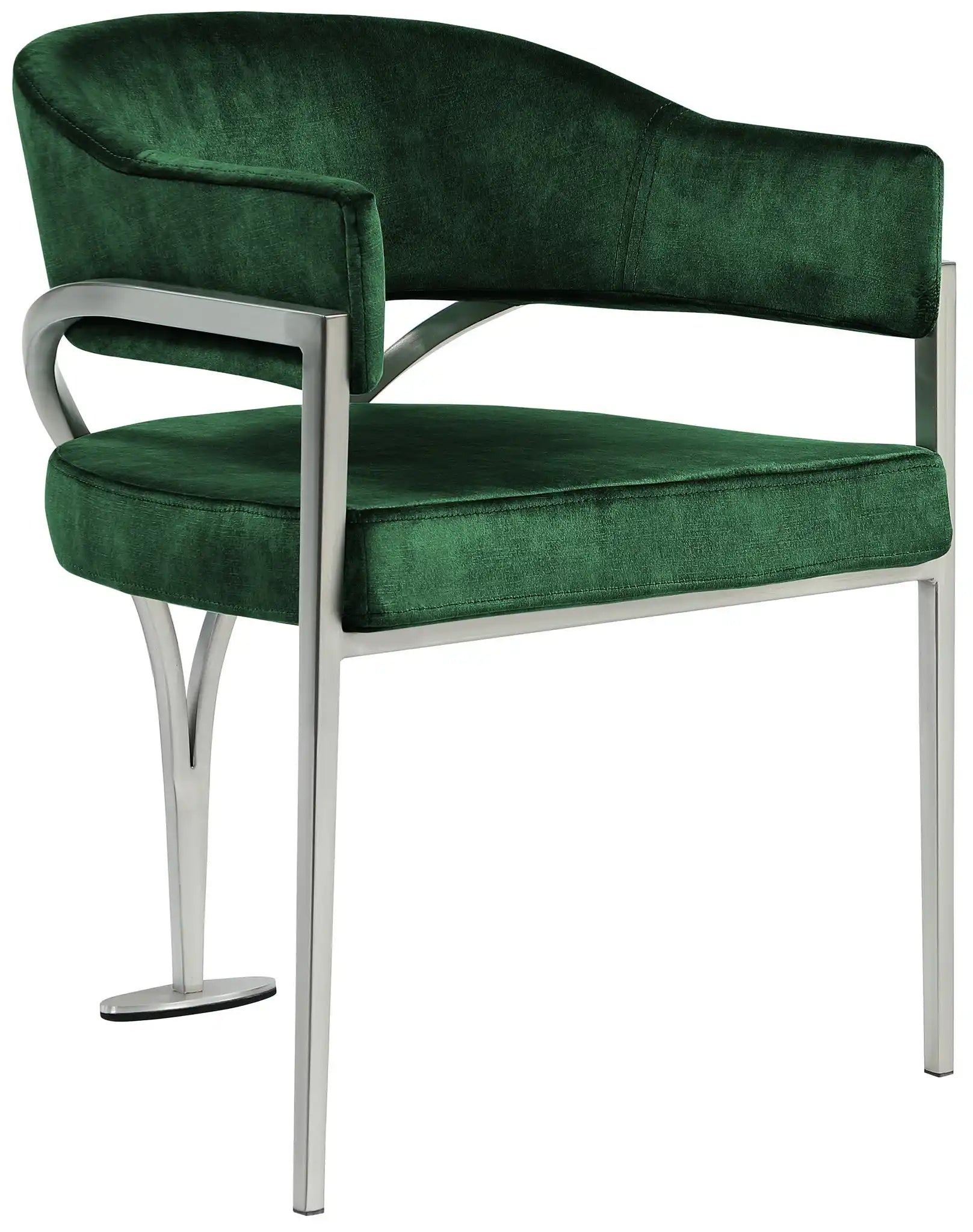 Madelyn - Dining Chair (Set of 2) - Brushed Chrome - Best Buy Furniture
