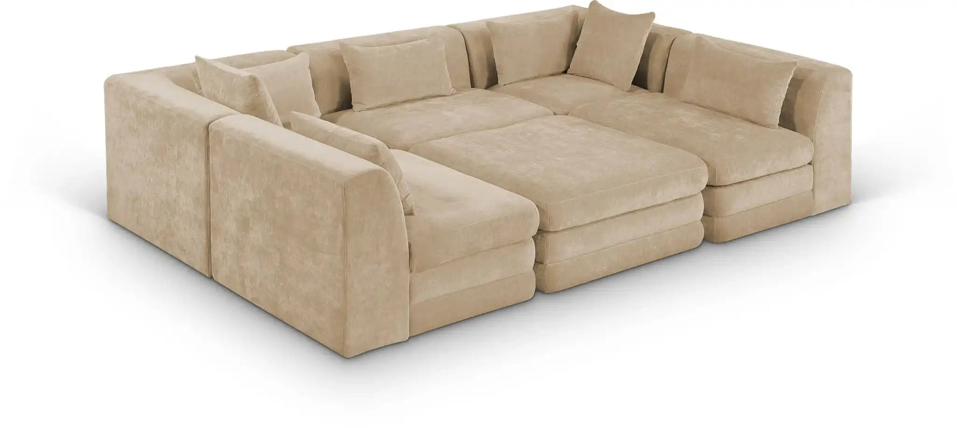 Stellar - 6 Piece Upholstered Modular Sectional - Best Buy Furniture