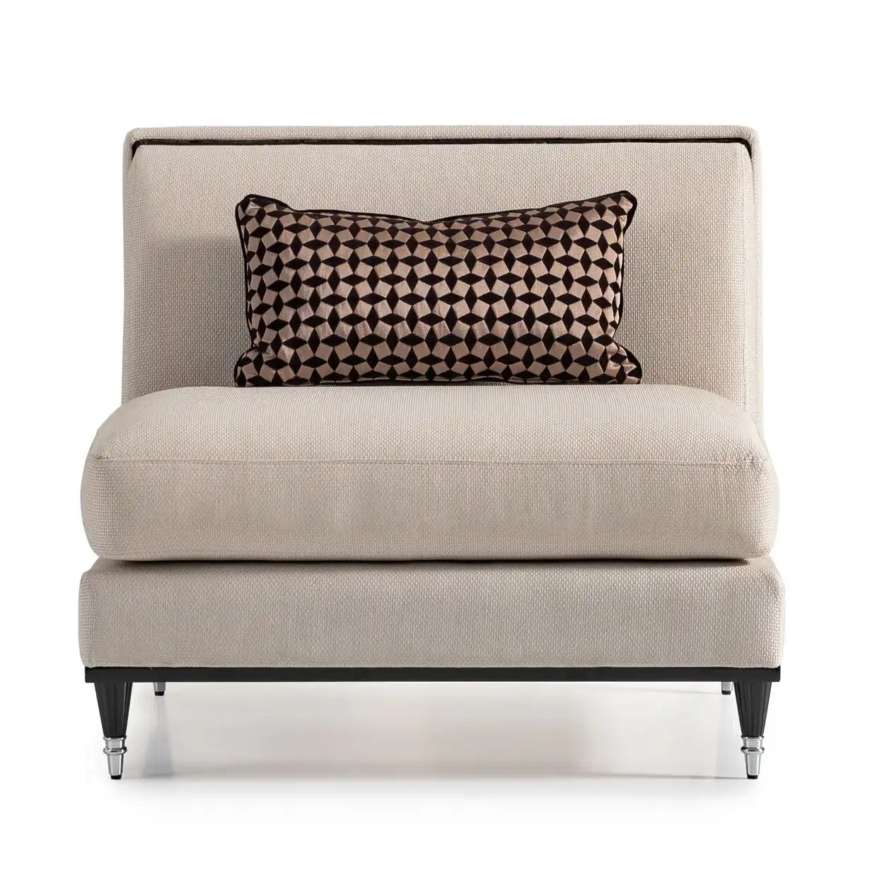La Francaise - Armless Accent Chair - Best Buy Furniture