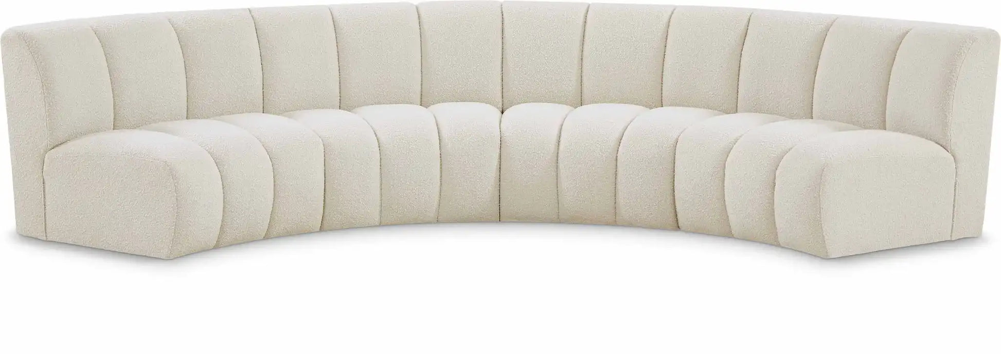 Infinity - 4 Piece Boucle Modular Sectional - Best Buy Furniture