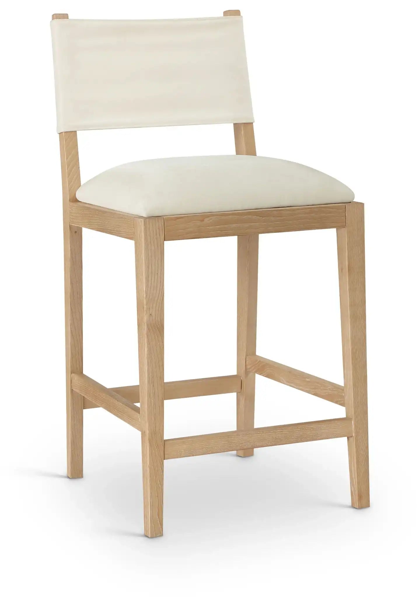 Avon - Linen Textured Performance Fabric Upholstered Counter Stool - Best Buy Furniture
