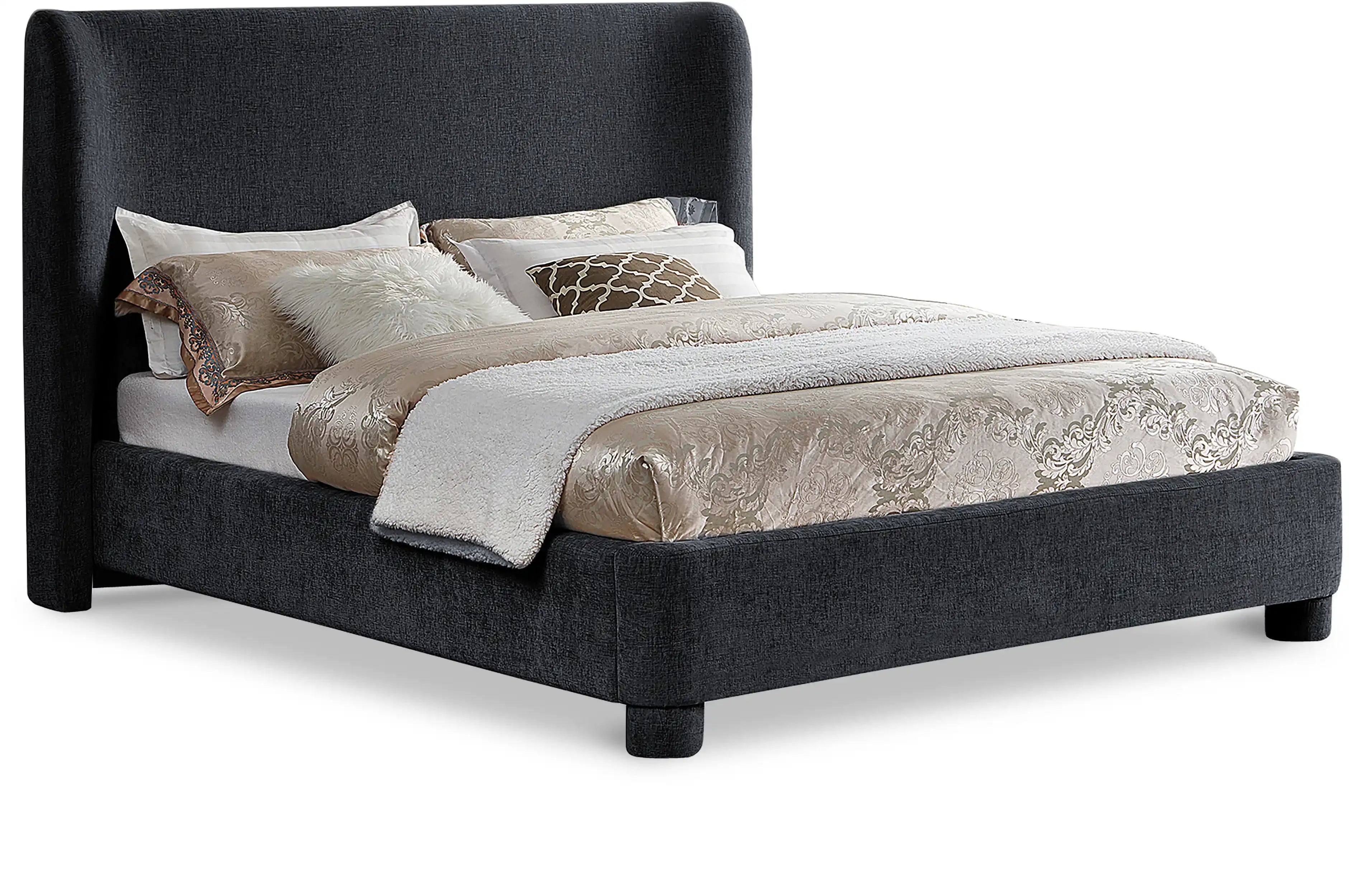 Penny - Chenille Fabric Bed - Best Buy Furniture