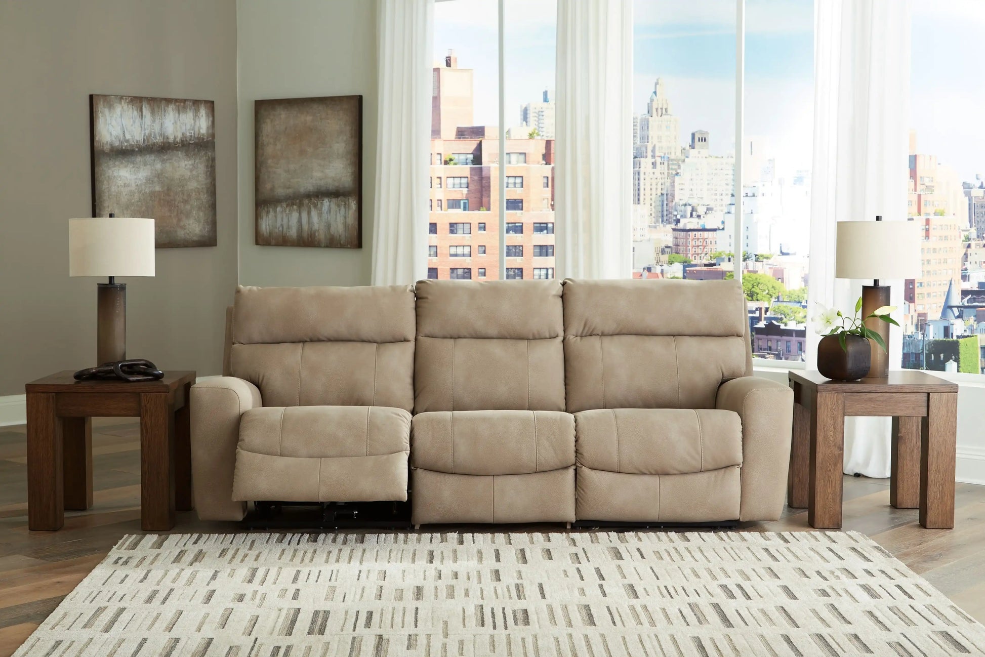 Next-Gen Durapella - Reclining Sectional - Best Buy Furniture