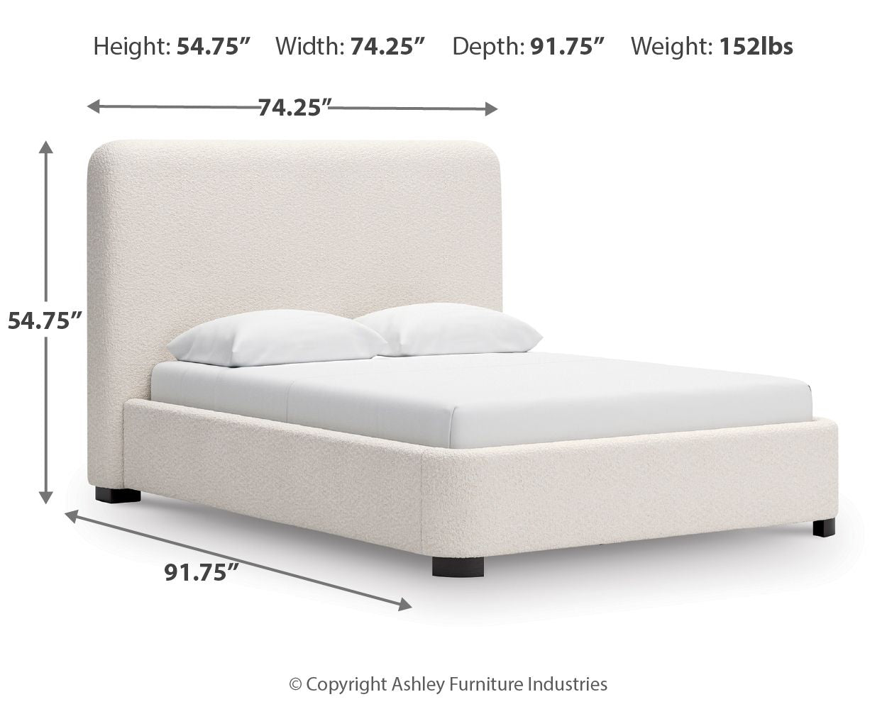 Brintstreet - Upholstered Bed - Best Buy Furniture