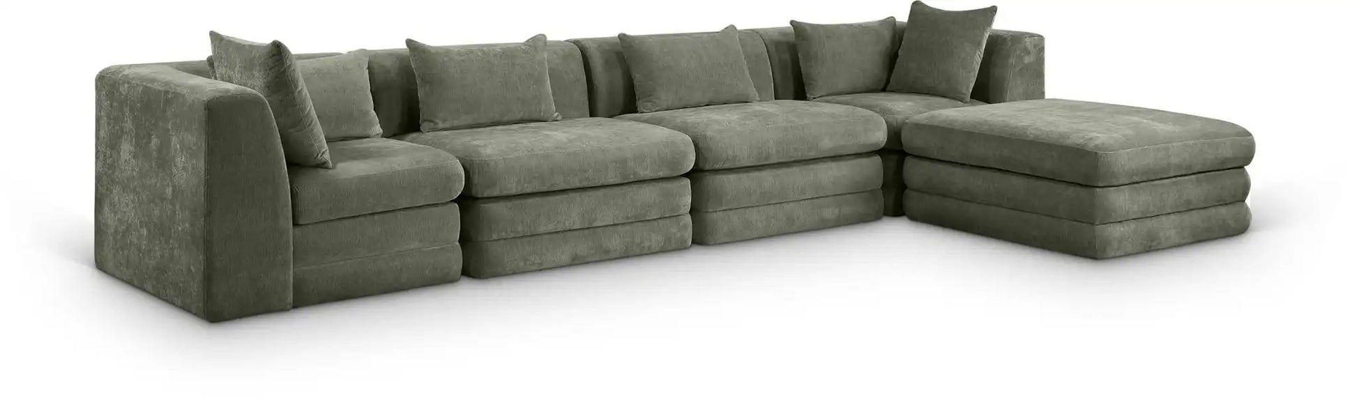 Stellar - 5 Piece Upholstered Modular Sectional - Best Buy Furniture