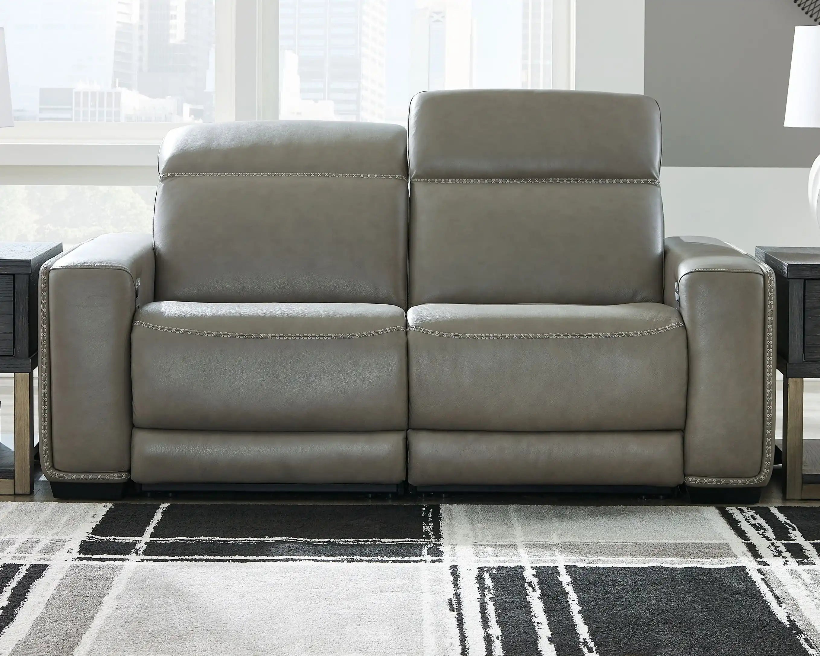 Correze - Power Reclining Sectional - Best Buy Furniture