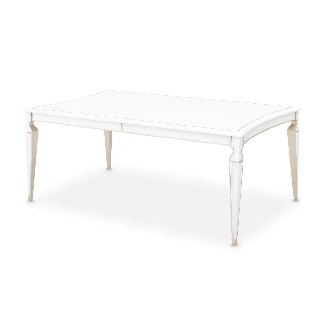 La Marisia - Rectangular Dining Table - Creamy Pearl - Best Buy Furniture