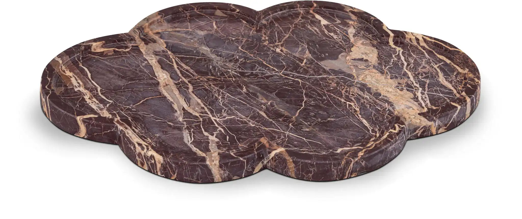 Rimini - Marble Clover Shaped Tray - Best Buy Furniture