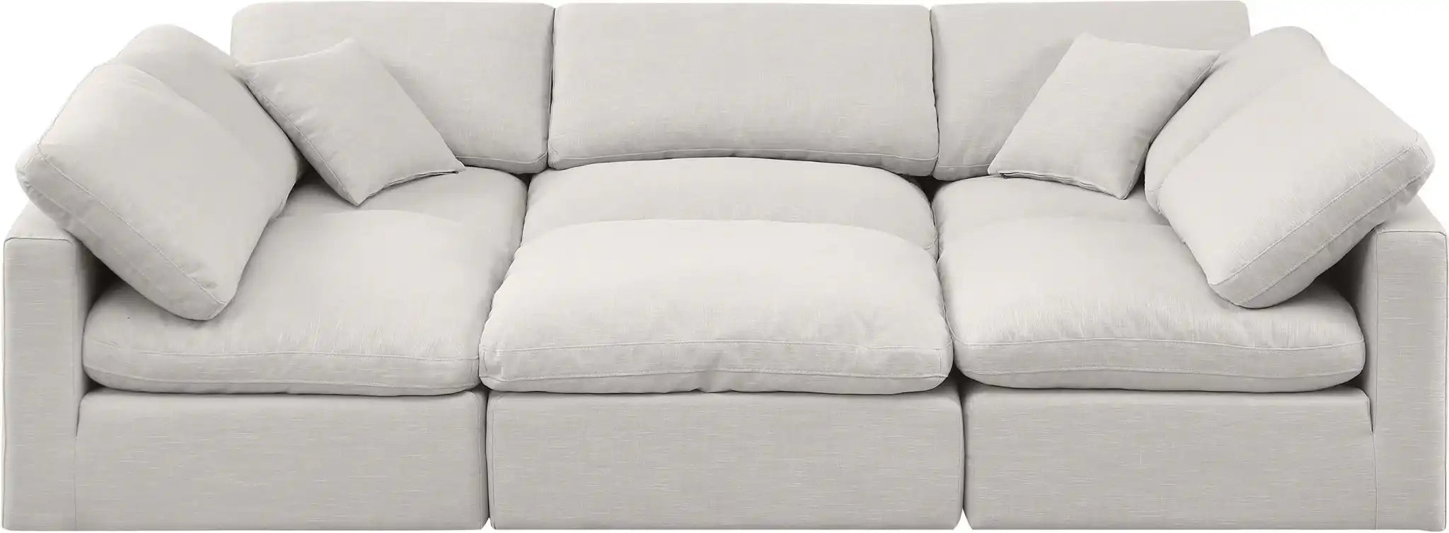Indulge - Linen 6 Piece Modular Sectional