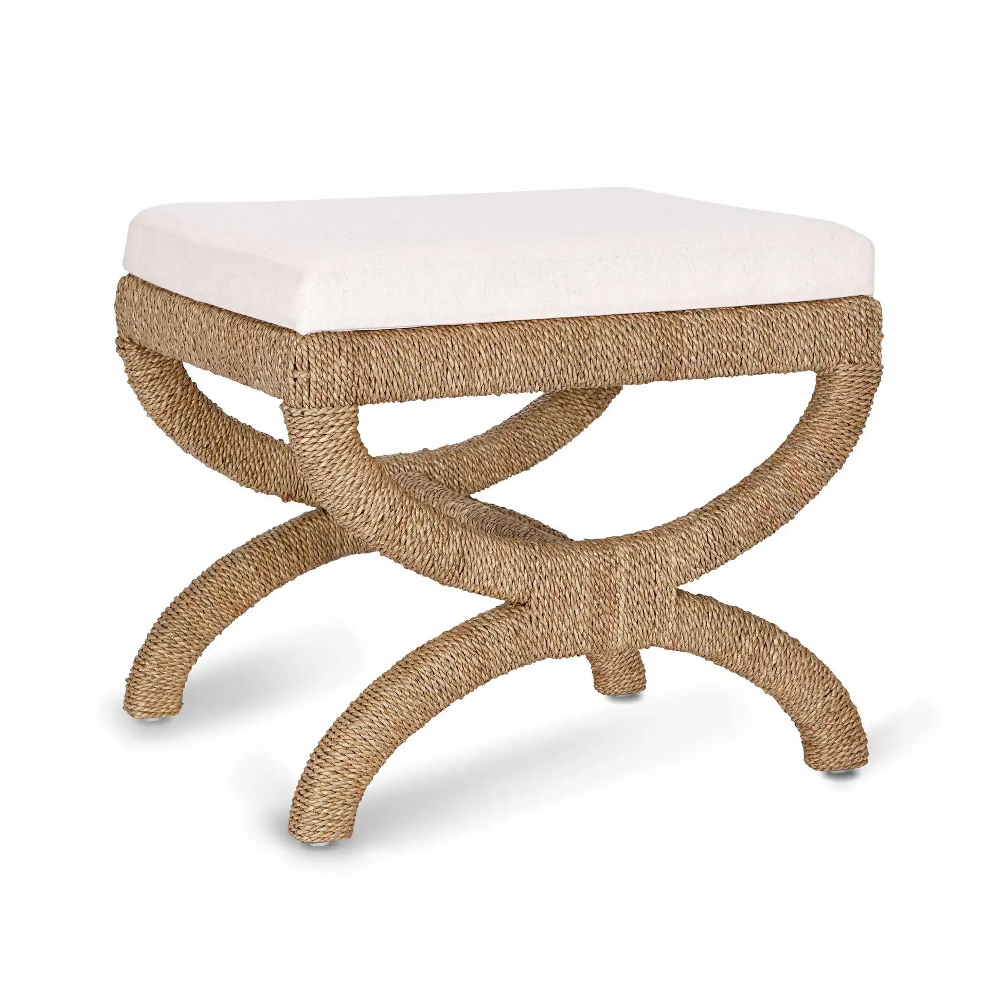 Kappa - Rattan Stool - Natural - Best Buy Furniture