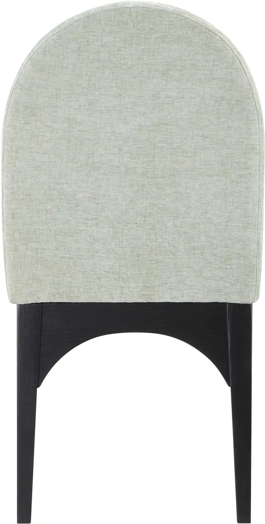 Waldorf - Chenille Dining Side Chair With Black Legs