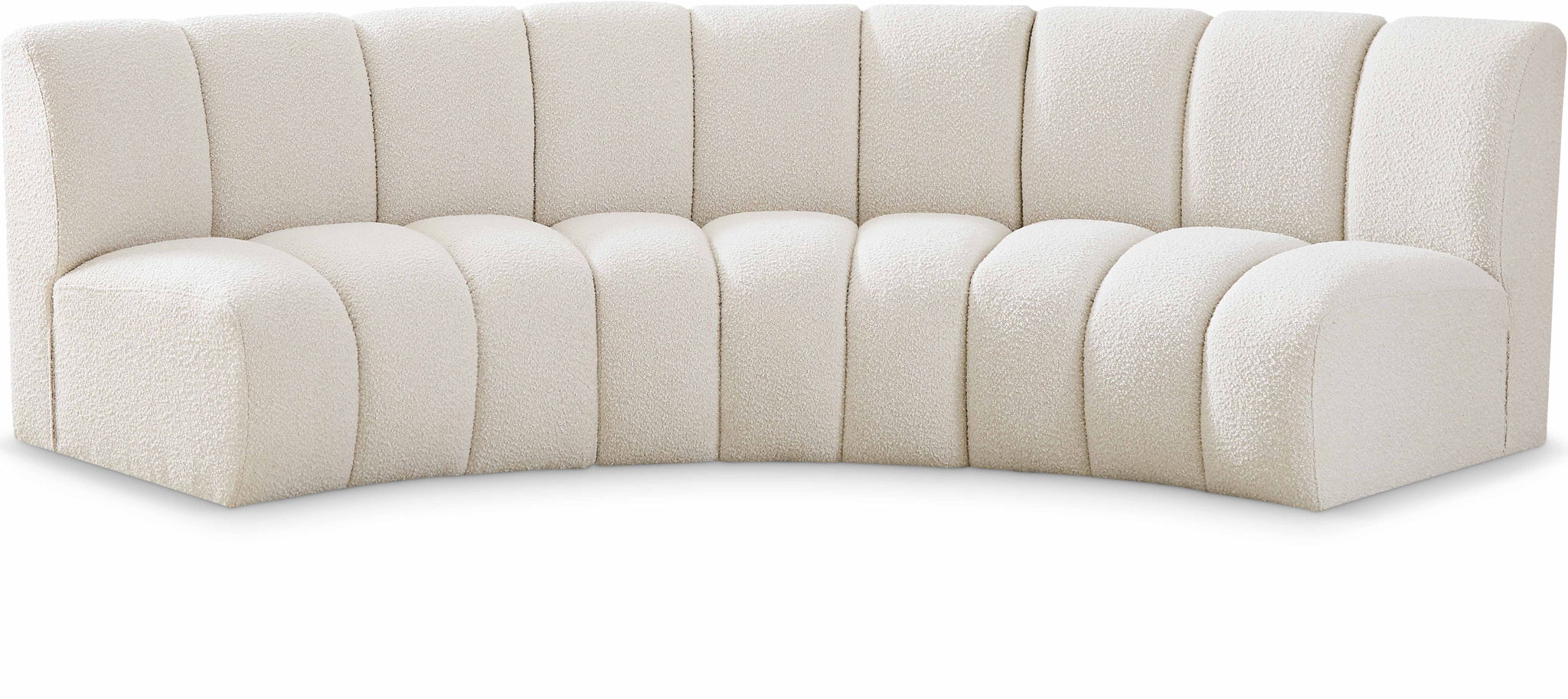 Infinity - 3 Piece Boucle Modular Sectional - Best Buy Furniture