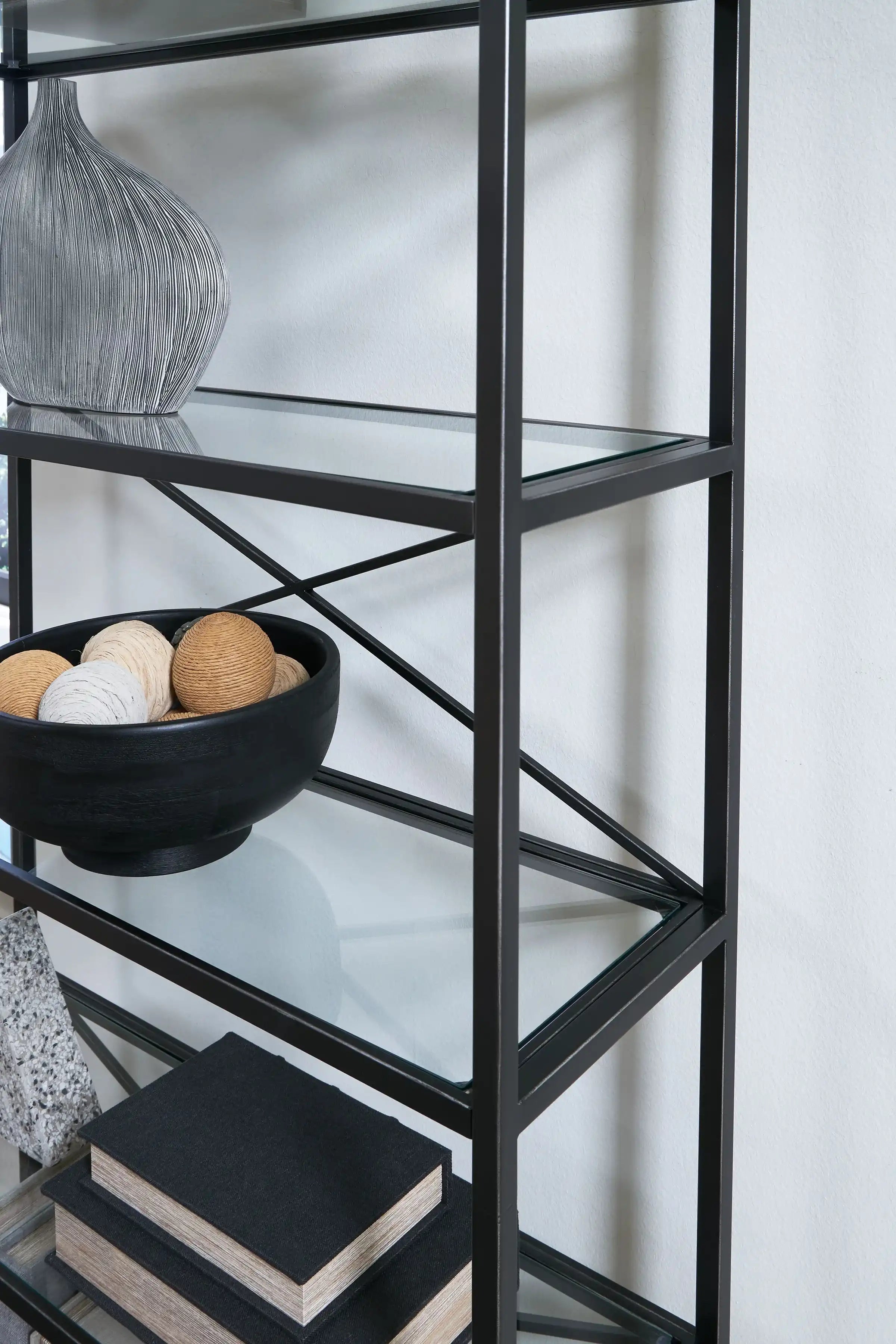Dakerwell - Bookcase - Antique Black - Best Buy Furniture