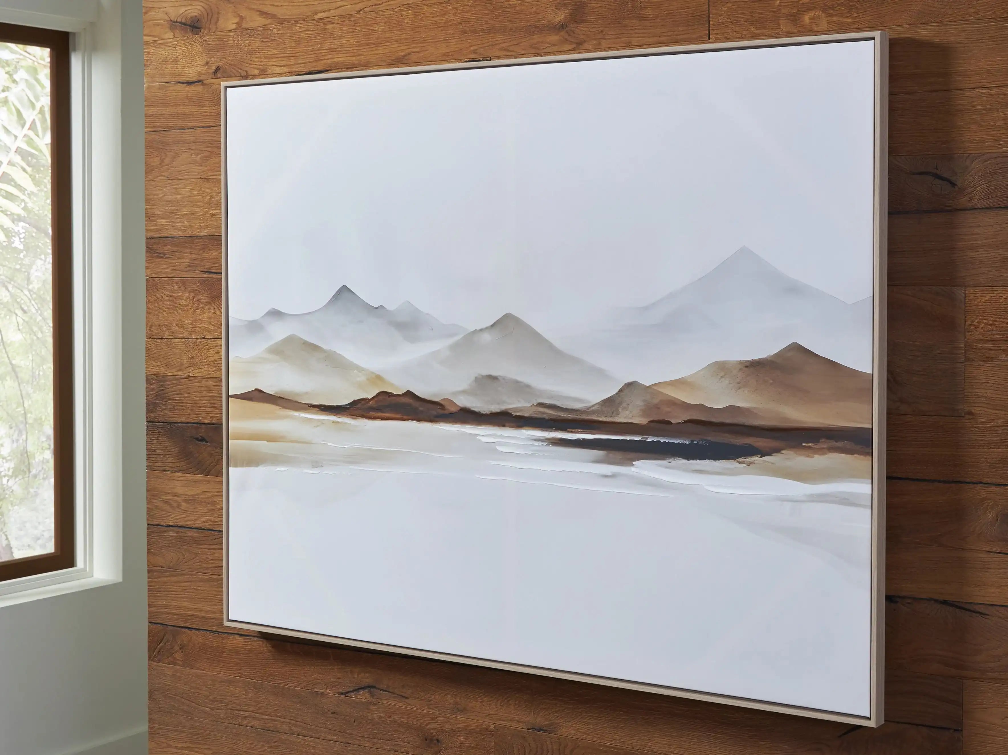 Karalen - Wall Art - White / Gray / Brown - Best Buy Furniture