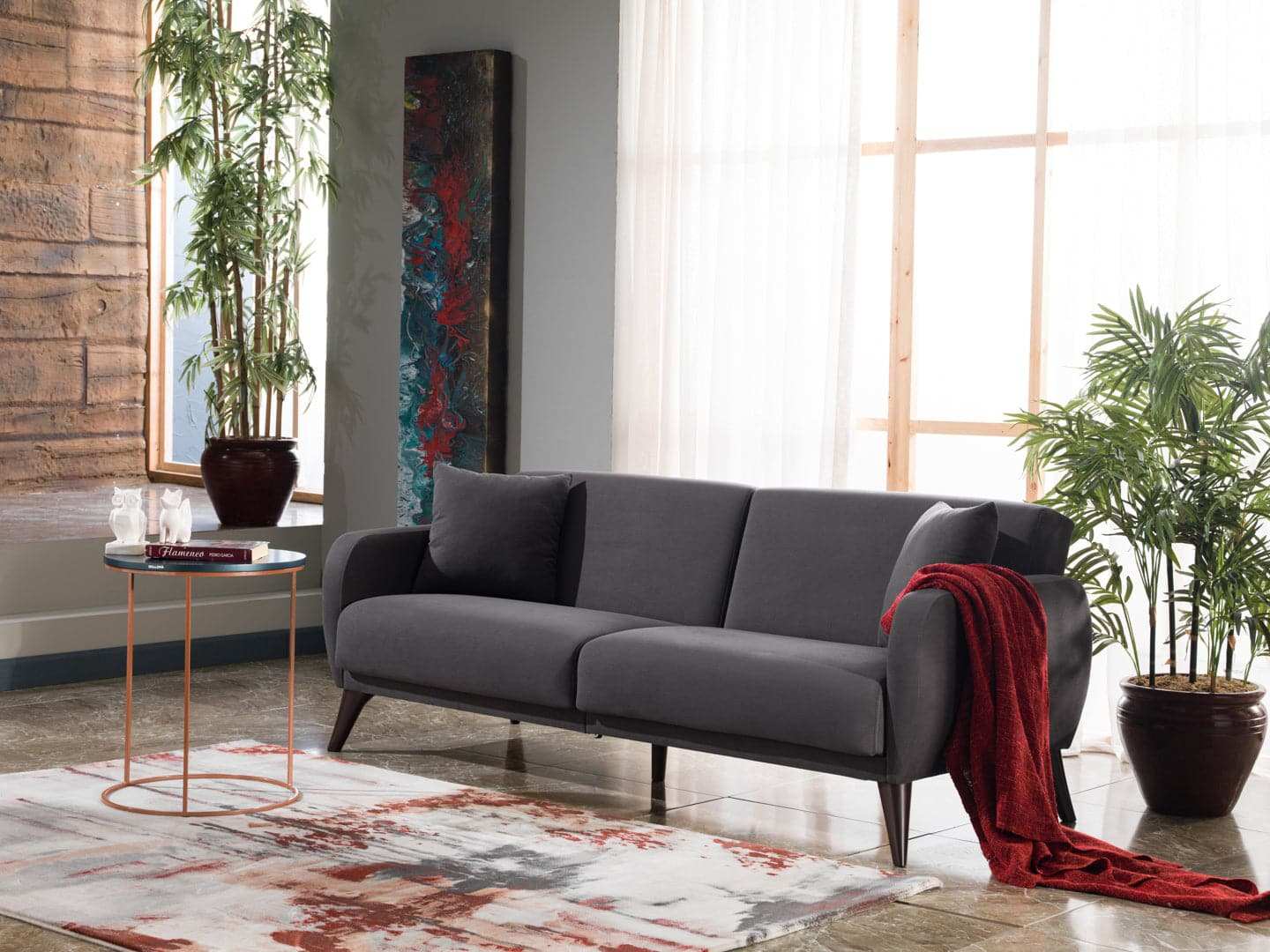 Flexy Sofa In A Box - Indigo Blue - Best Buy Furniture