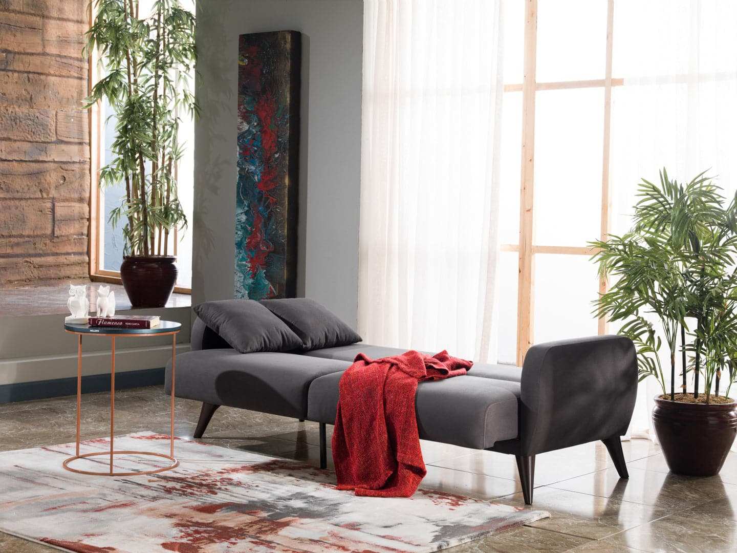 Flexy Sofa In A Box - Indigo Blue - Best Buy Furniture