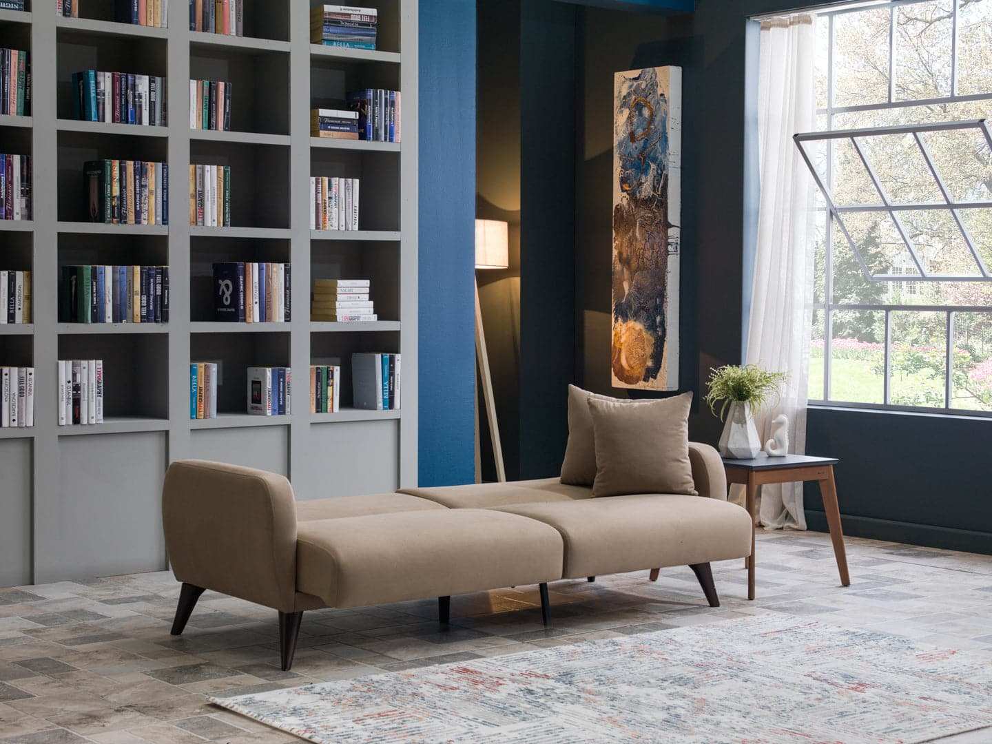 Flexy Sofa In A Box - Taupe - Best Buy Furniture