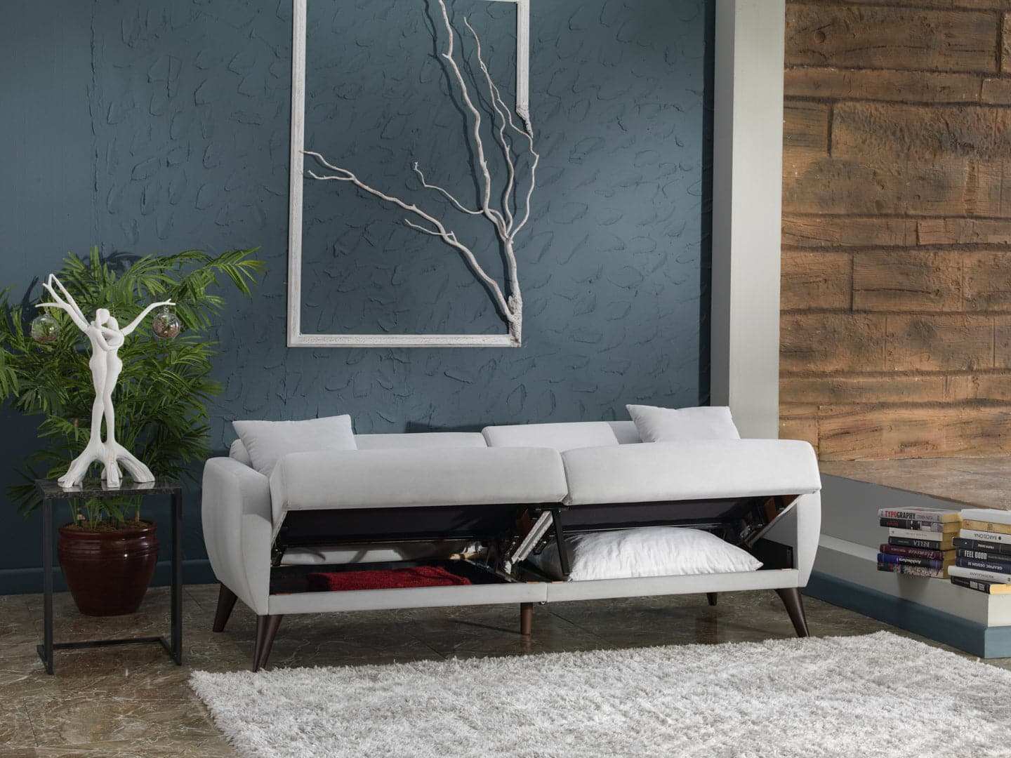 Flexy Sofa In A Box - Taupe - Best Buy Furniture