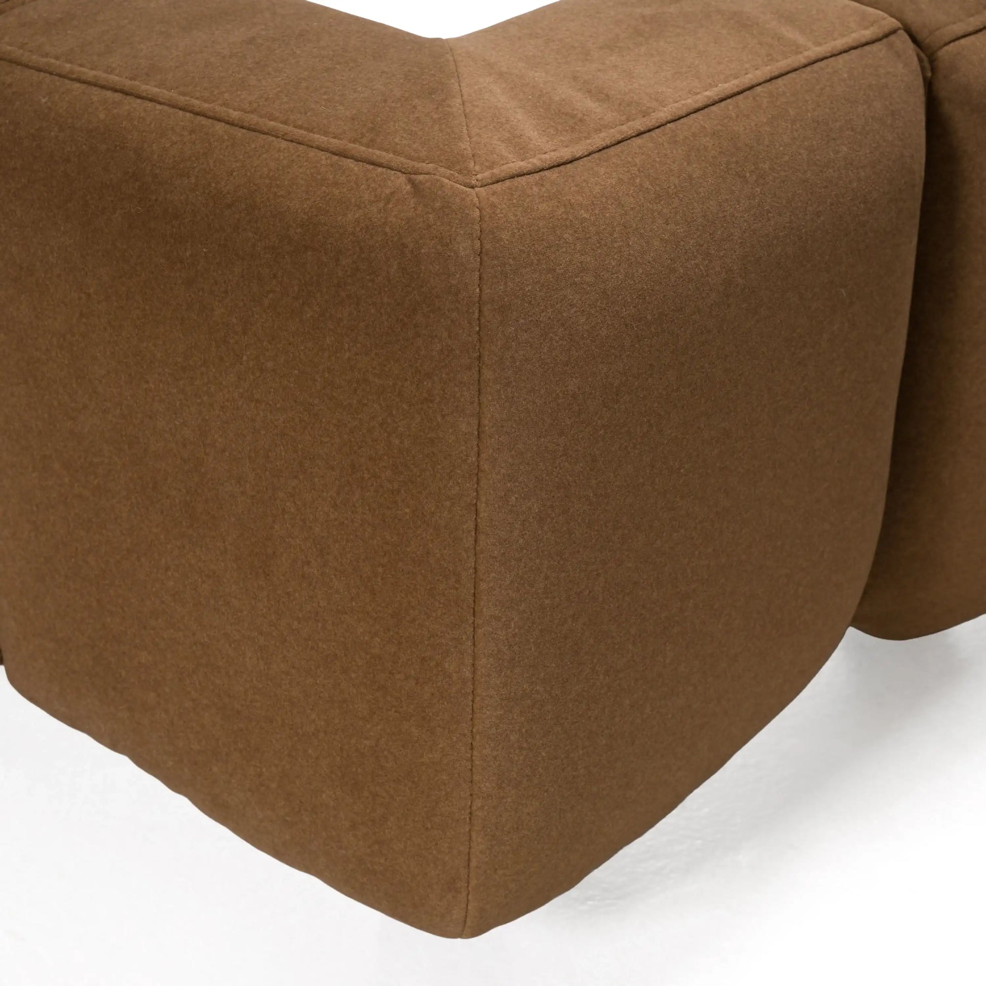 Modrest Harris - Modern Brown Fabric King Bed - Best Buy Furniture