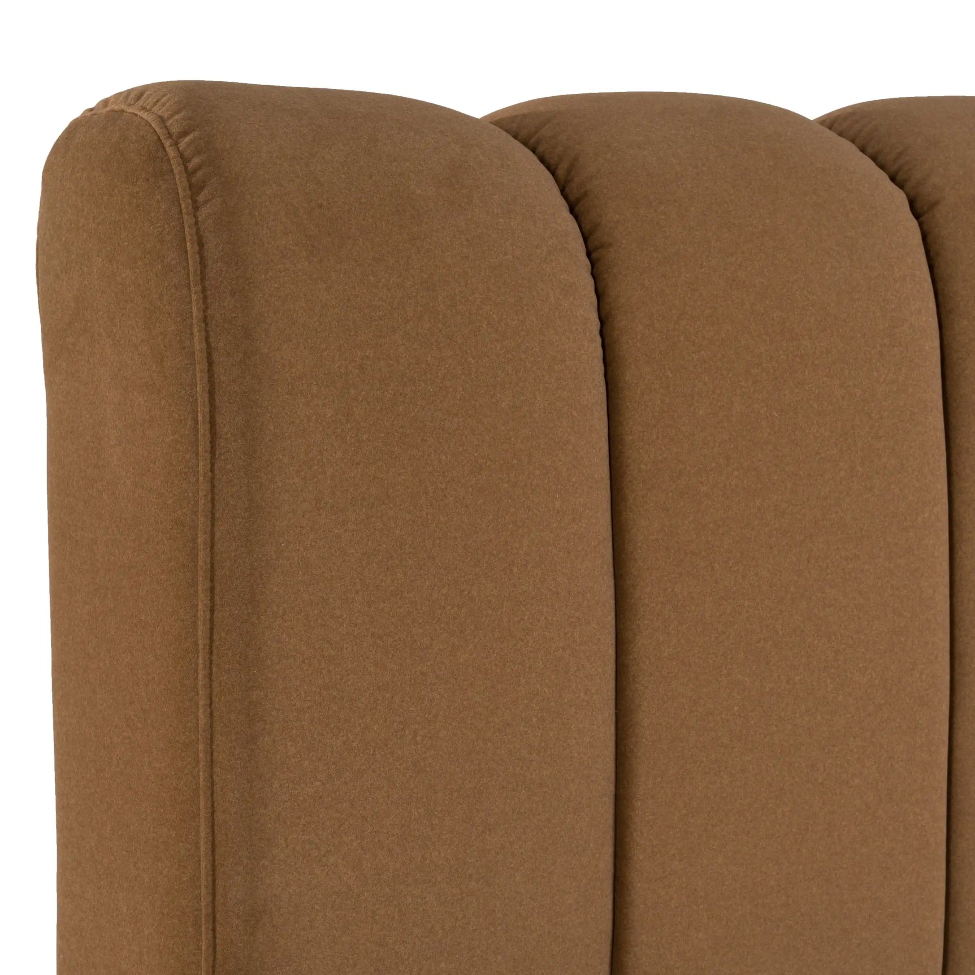 Modrest Harris - Modern Brown Fabric King Bed - Best Buy Furniture