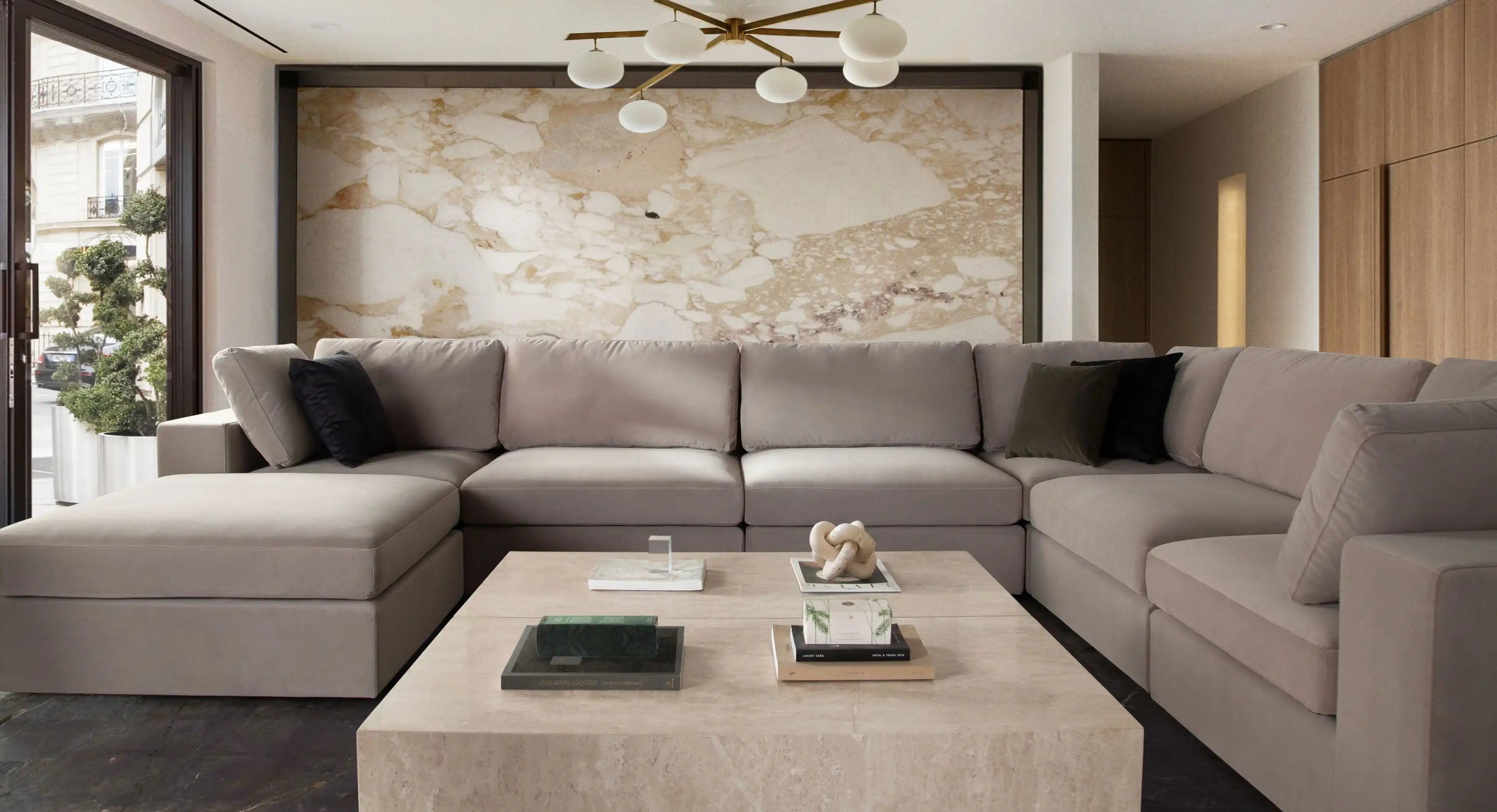 Muse Modular Reversible 7PC Sectional Sofa - Best Buy Furniture