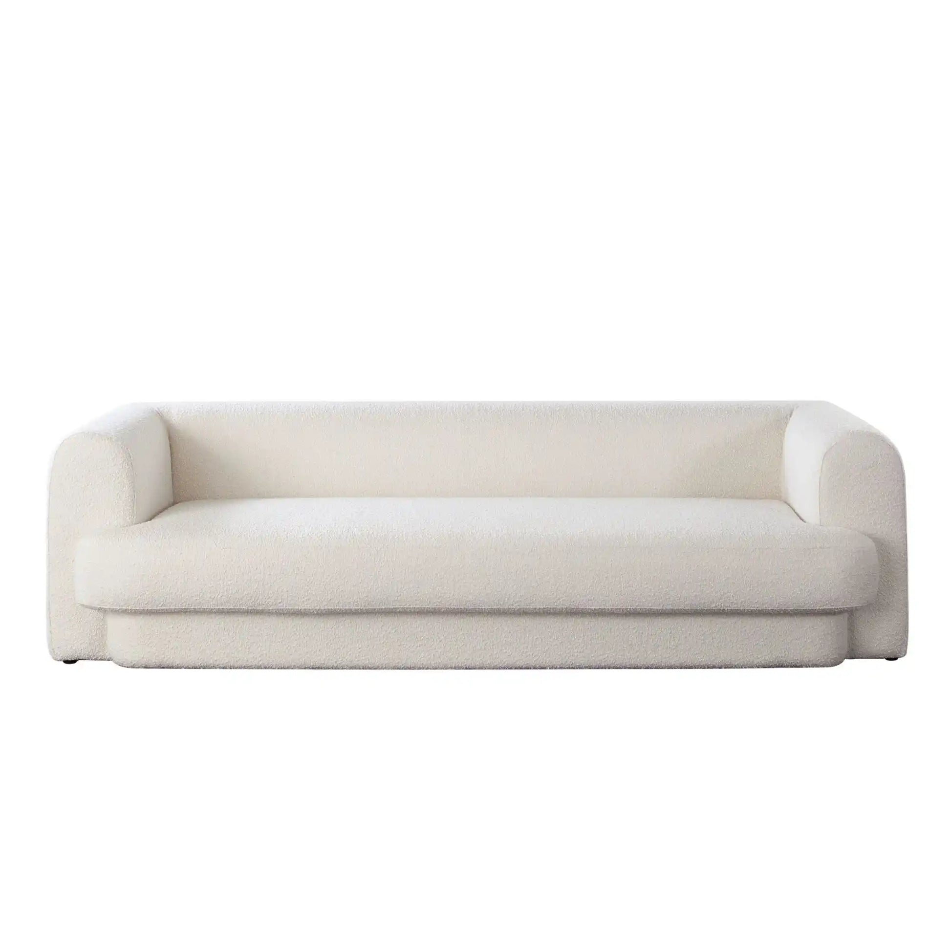 Form Ivory Boucle Sofa - Best Buy Furniture