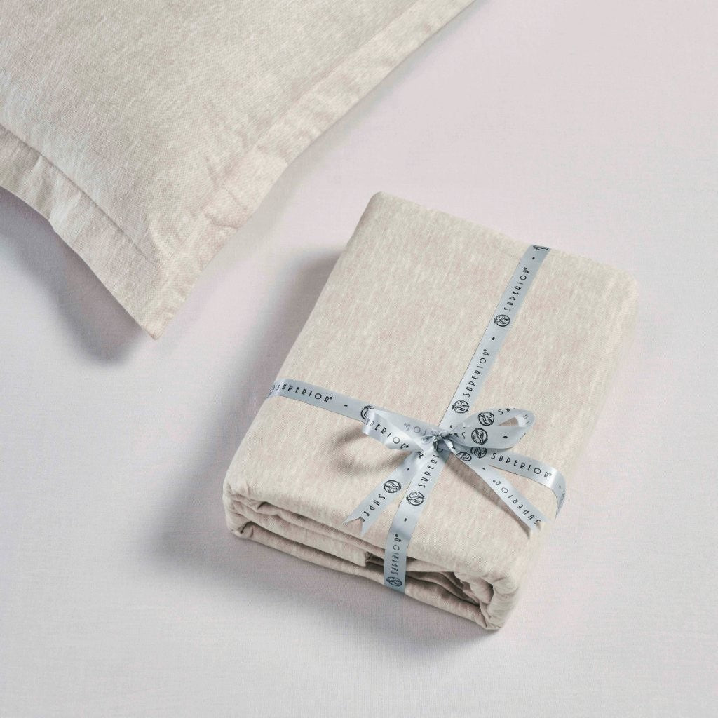 Melange Flannel Cotton Fuzzy Warm Two-Toned Duvet Cover Set - Duvet Cover Set by Superior Brand