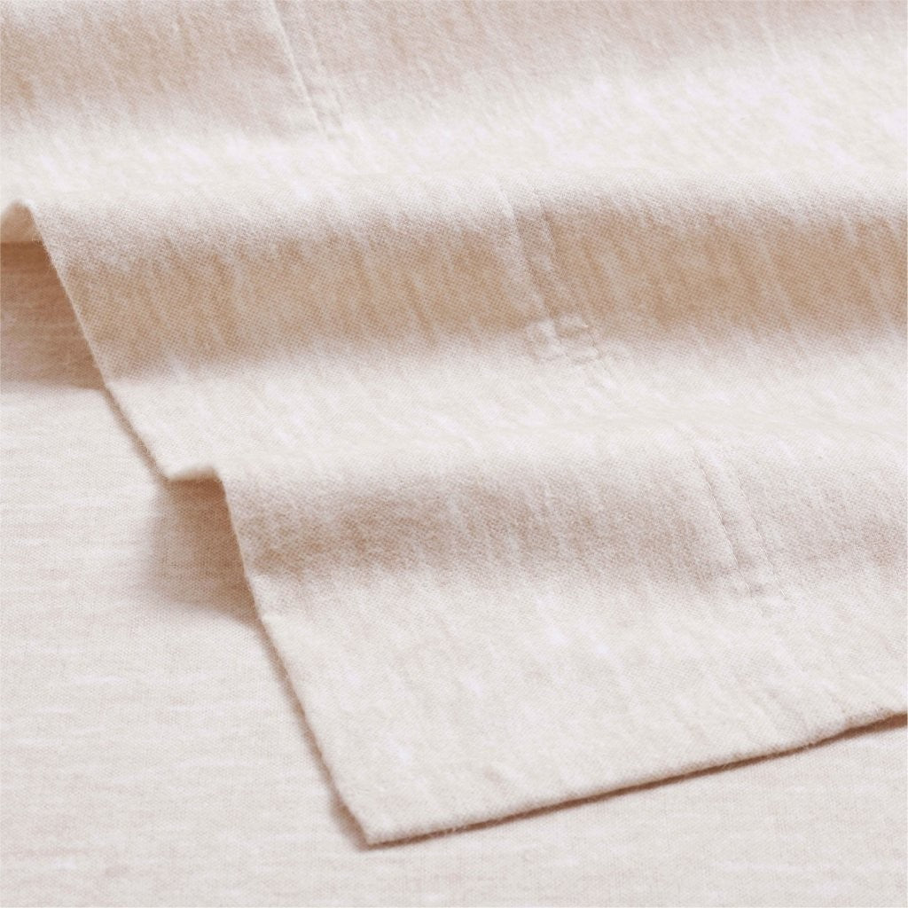 100% Cotton Flannel Sheet Set Warm Two-Toned Melange Deep Pocket - Sheet Set by Superior Brand
