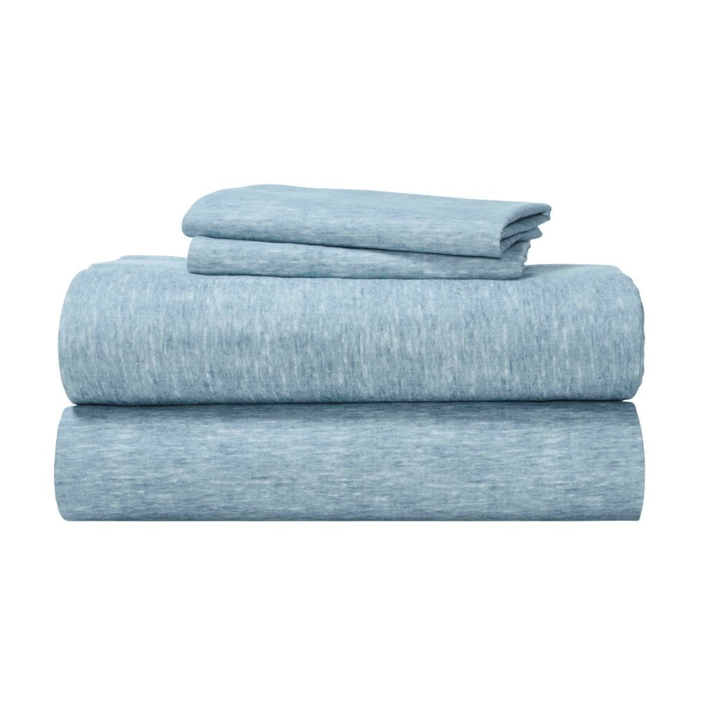 100% Cotton Flannel Sheet Set Warm Two-Toned Melange Deep Pocket - Sheet Set by Superior Brand