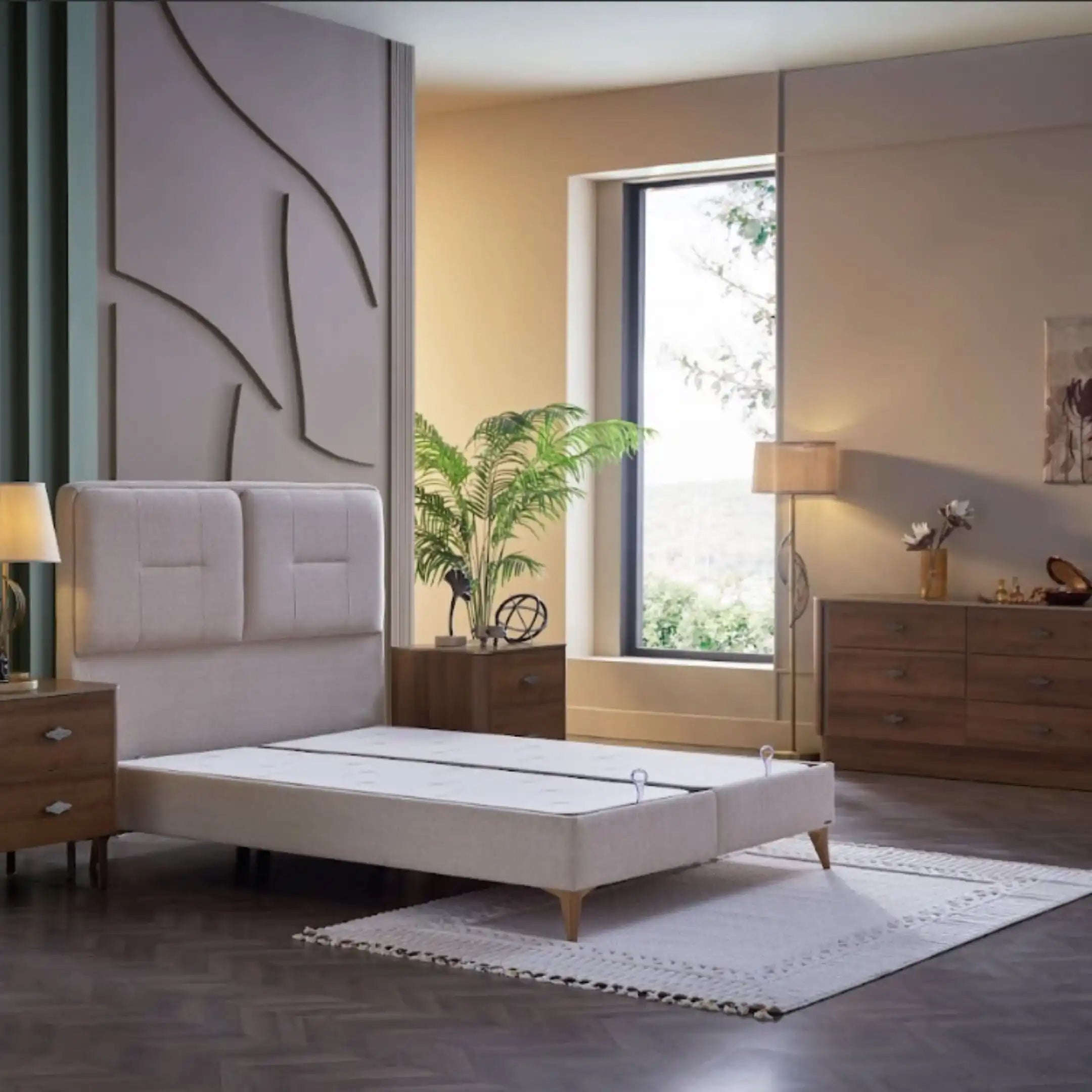 Mirante Luxe Cream Storage Bedroom Set – Queen & King Size - Best Buy Furniture