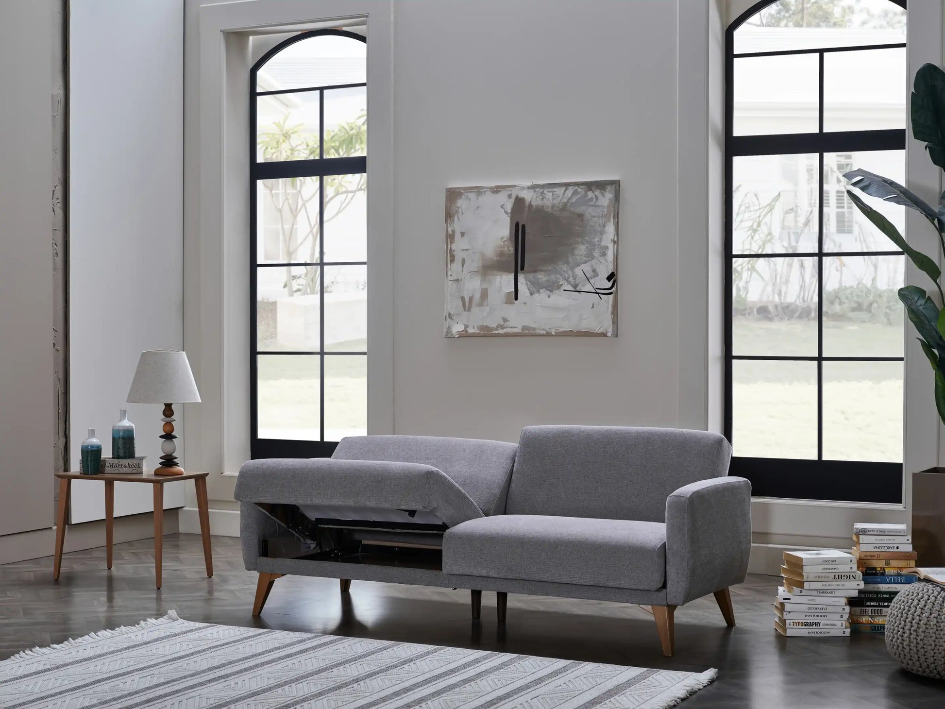 Flexy 3-Seat Sleeper Sofa Bed with Memory Foam – 78" Wide Sofa in a Box - Best Buy Furniture