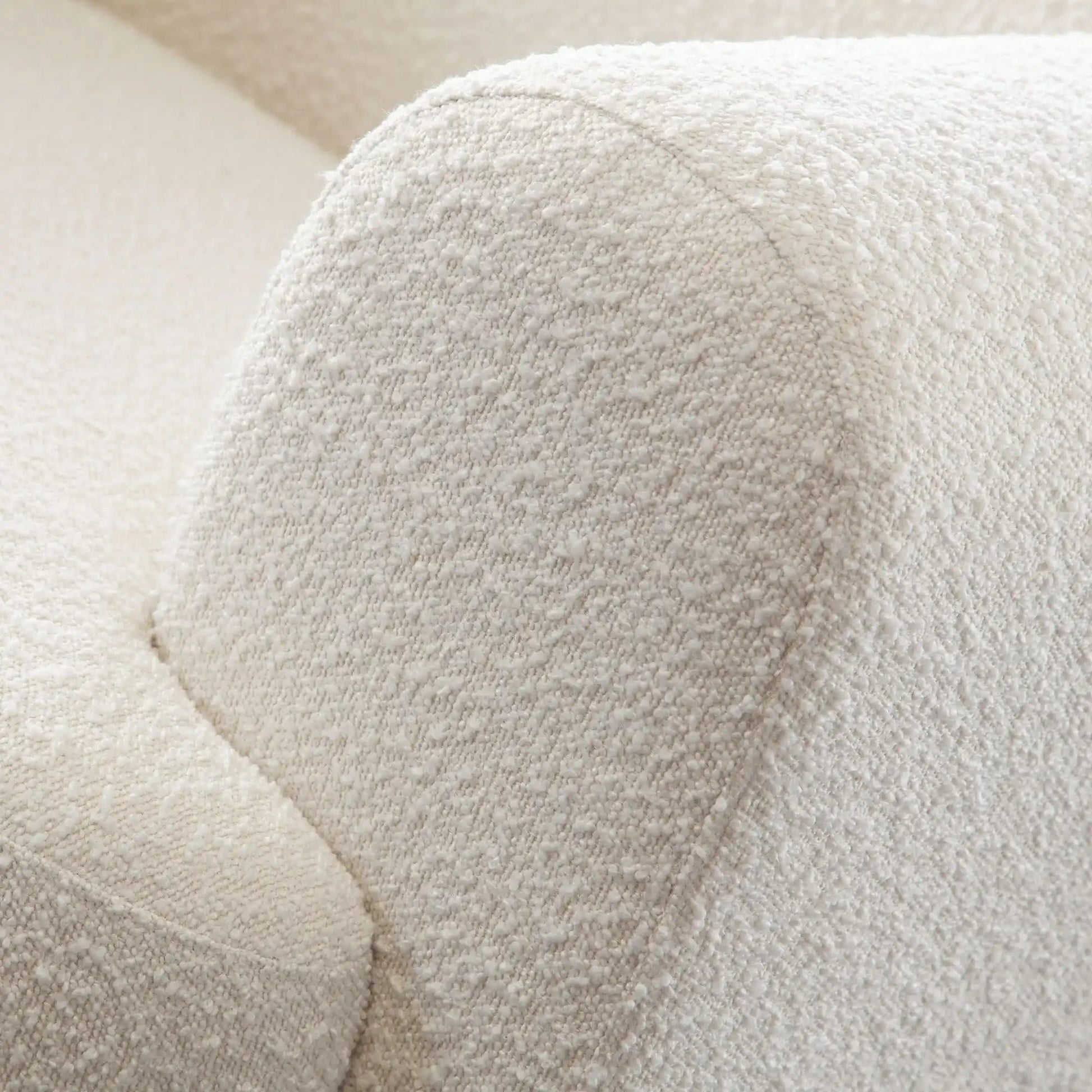 Form Ivory Boucle Sofa - Best Buy Furniture