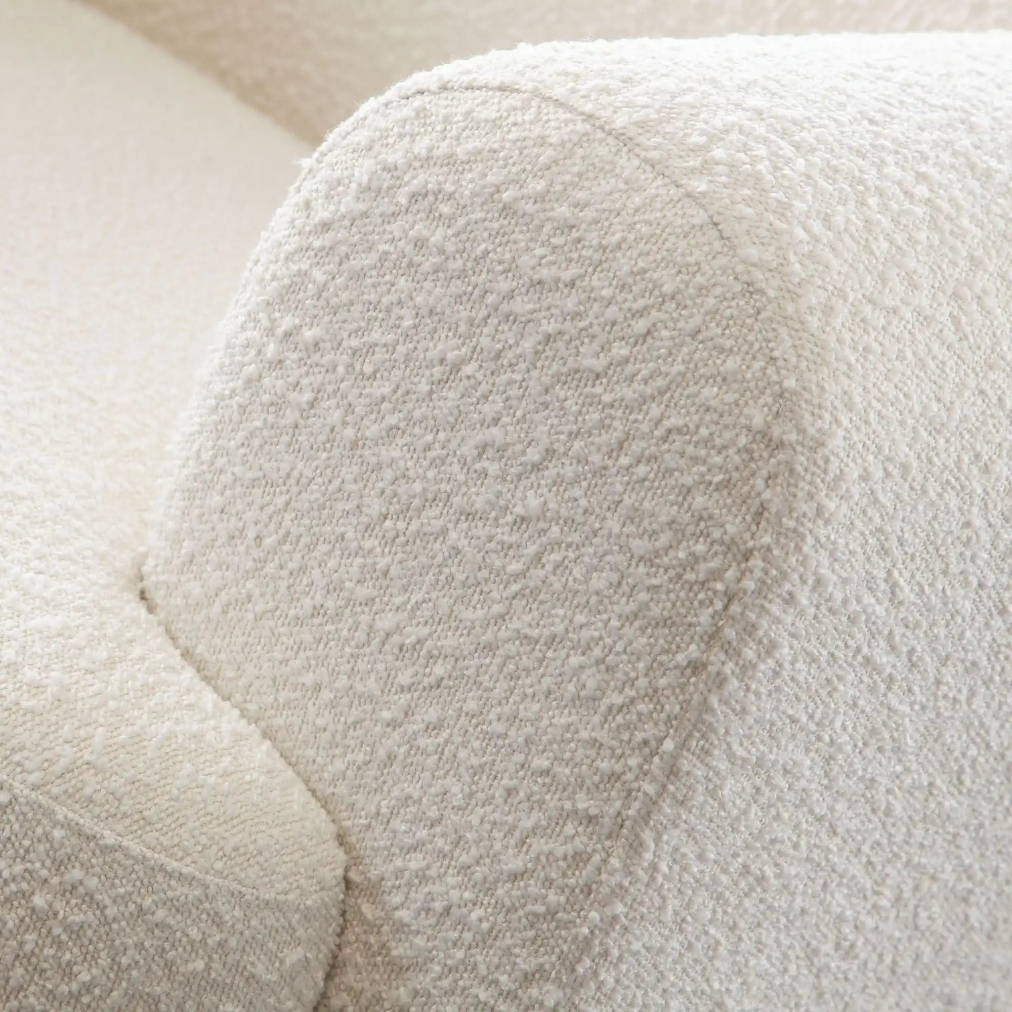 Form Ivory Boucle Sofa - Best Buy Furniture