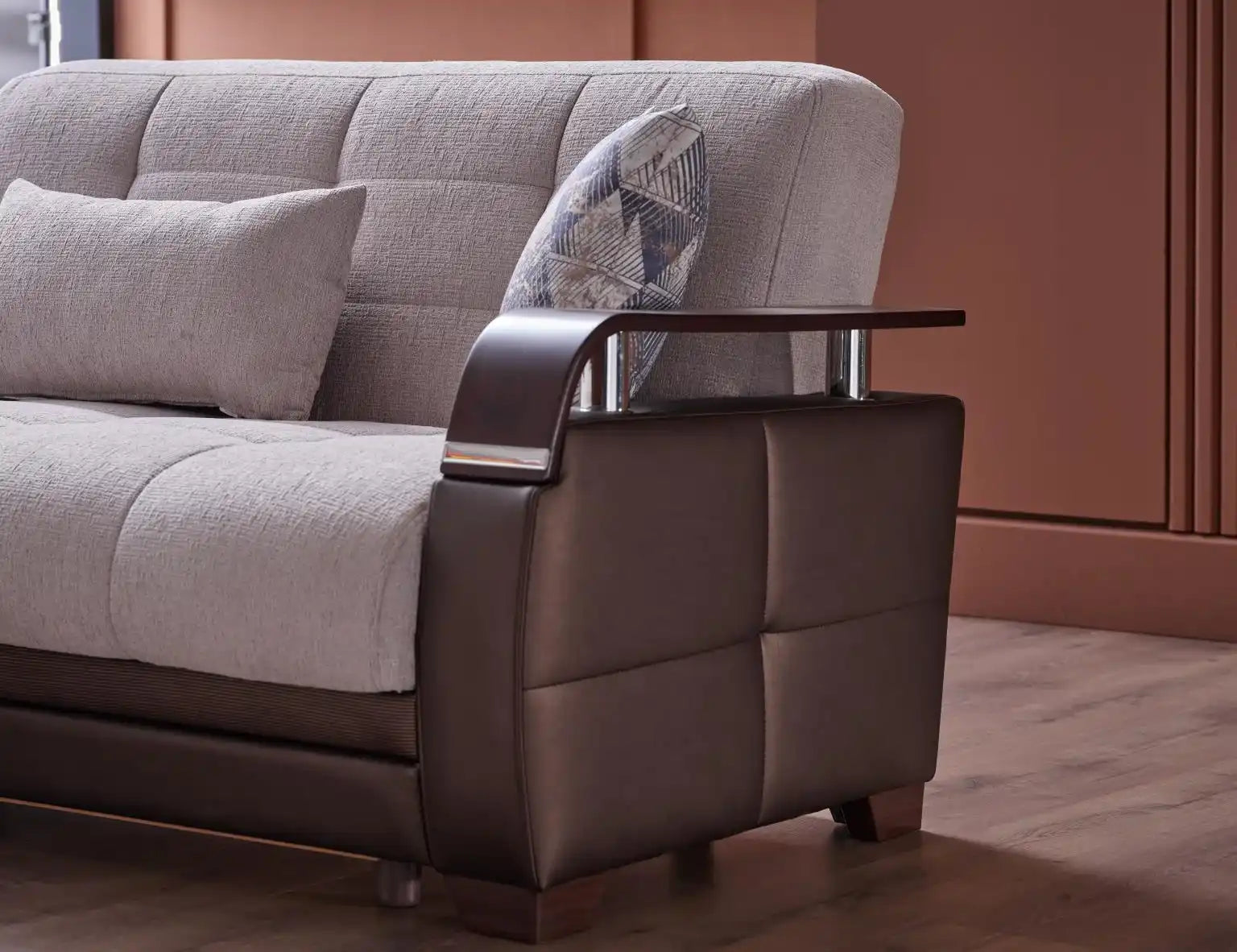 Natural Sectional Nivus Beige - Best Buy Furniture